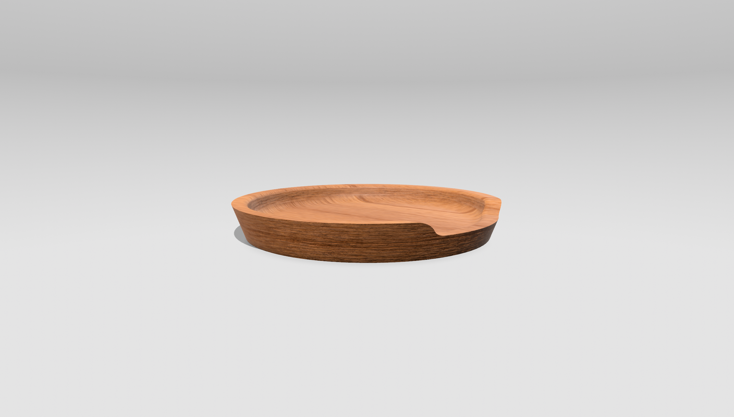 Round Spoon Rest - 3d STL file for Wood