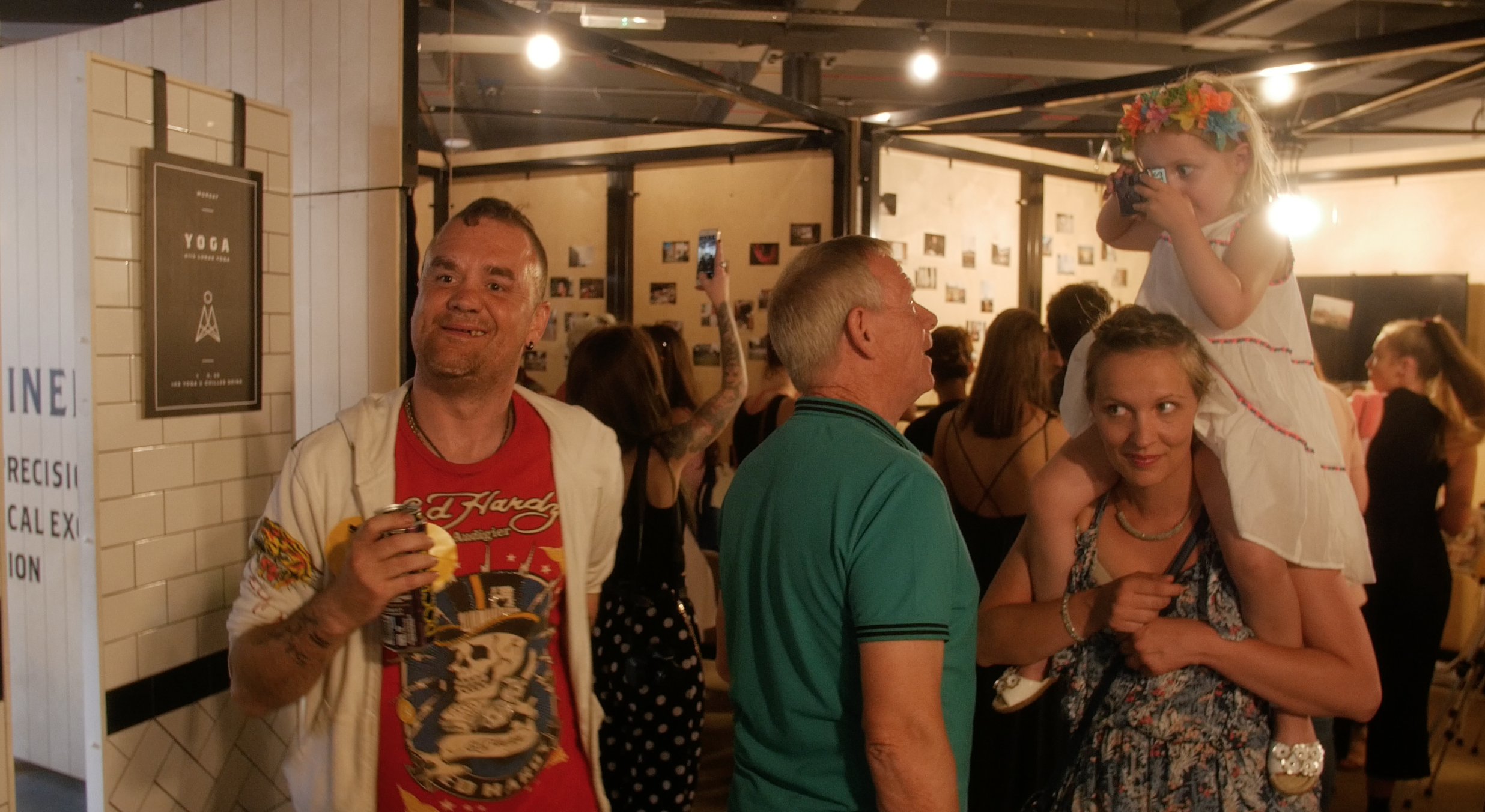Colin McGiffen - front left - Photographer at MCR exhibit at MCR Launch Night.png