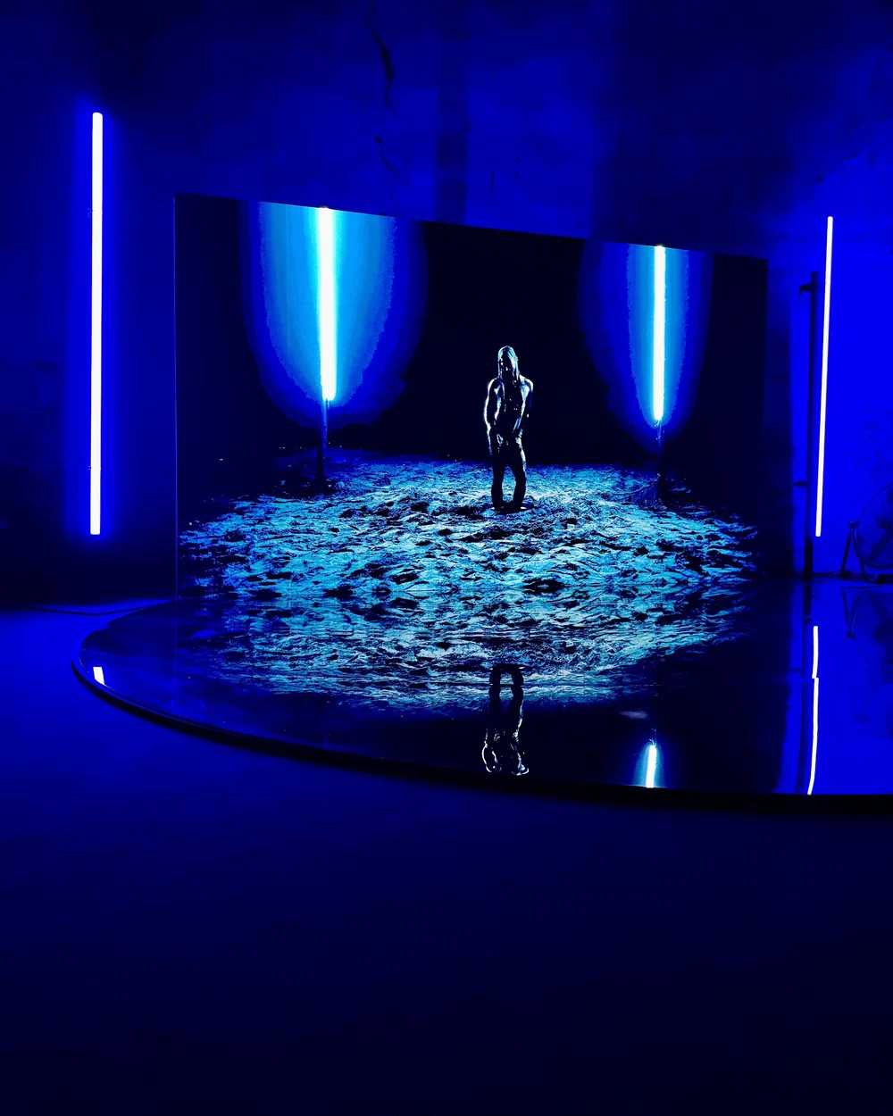  Performance piece in the Venice Biennale at Arsenale exhibition venue.  