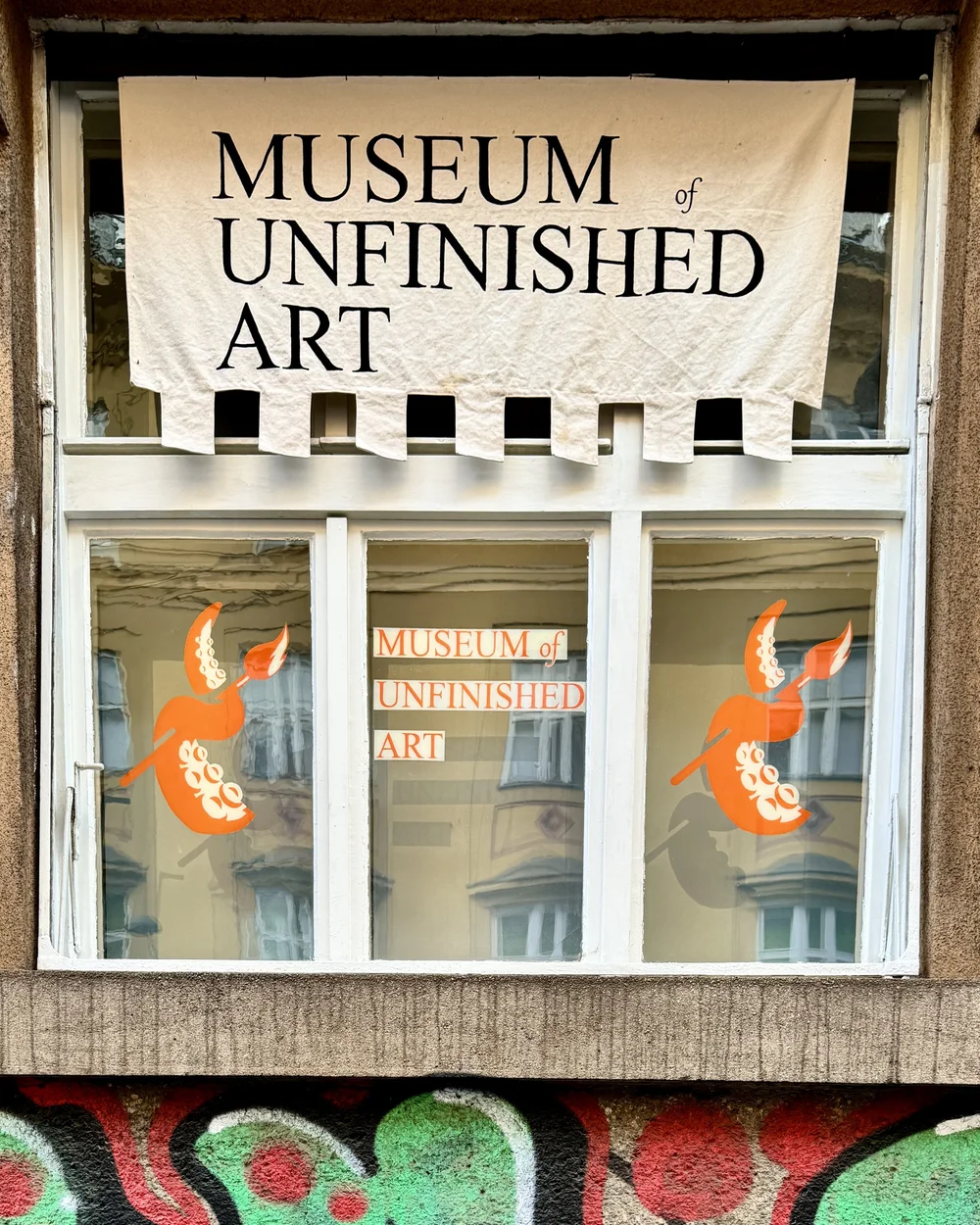  Create your own art at the Museum of Unfinished Art. 