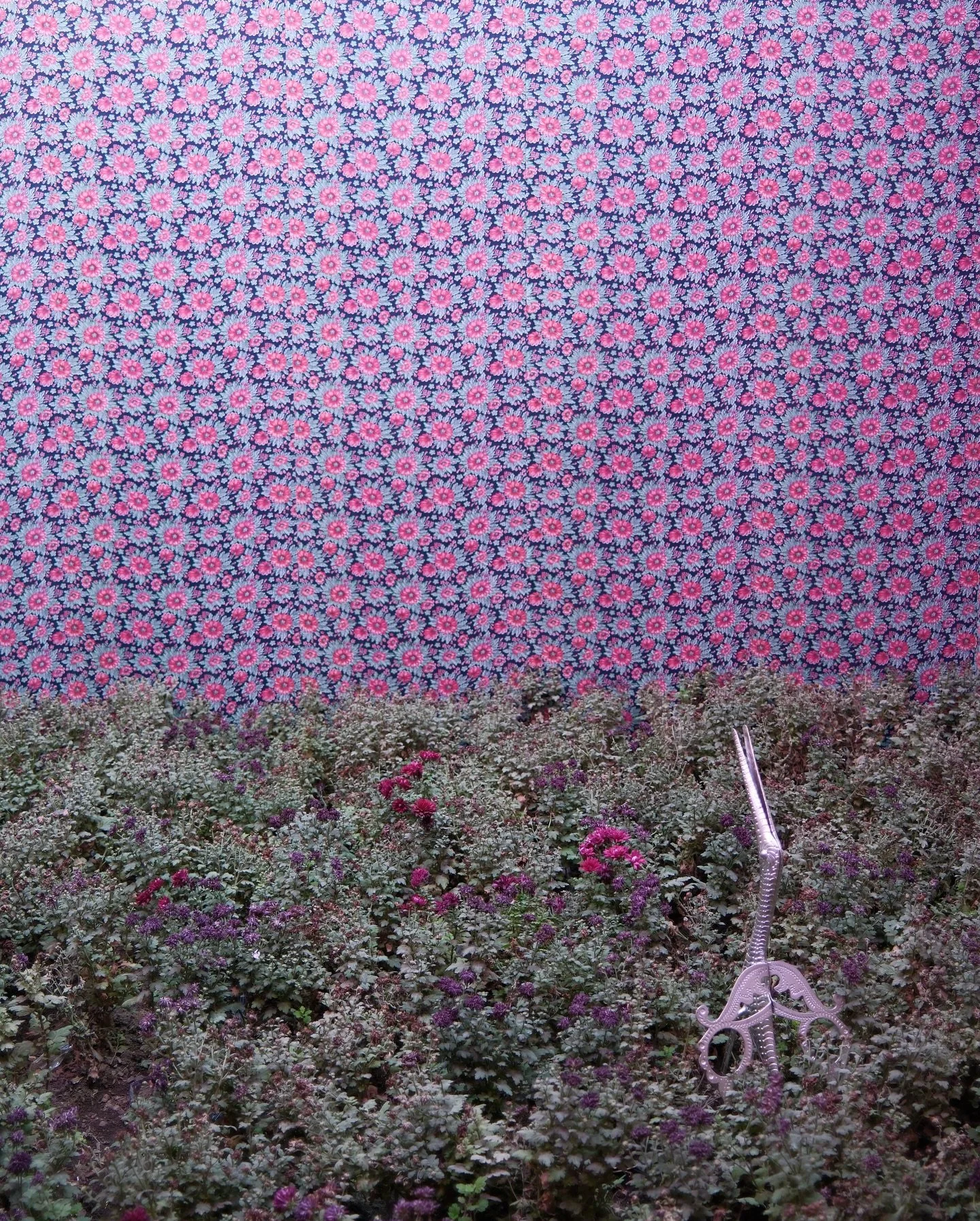 Fashion designer Jenia Kim worked with local artists and craftspeople to create an installation that stayed with me for days! I couldn&rsquo;t stop thinking about the vintage textiles, gold embroidery, traditional stork-shaped scissors, and photograp