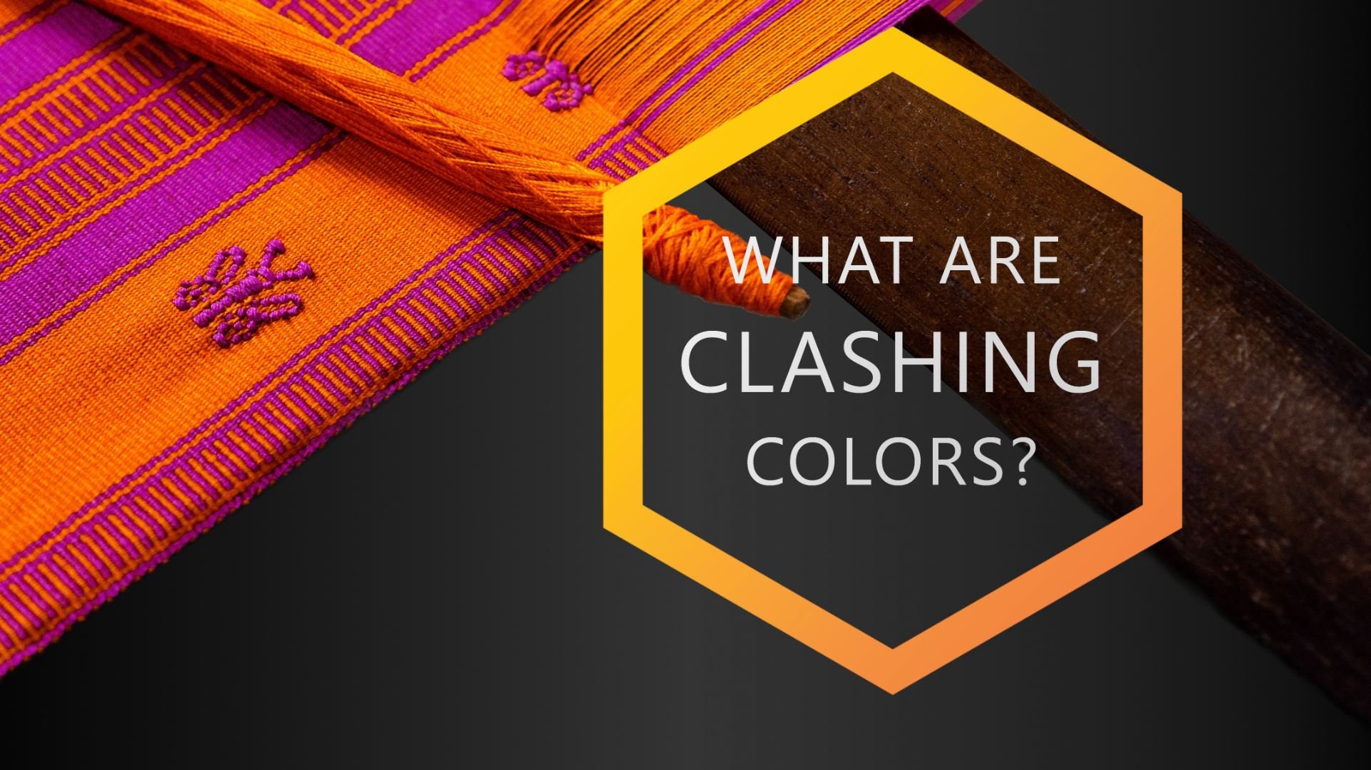 What are clashing colors and why do they clash?