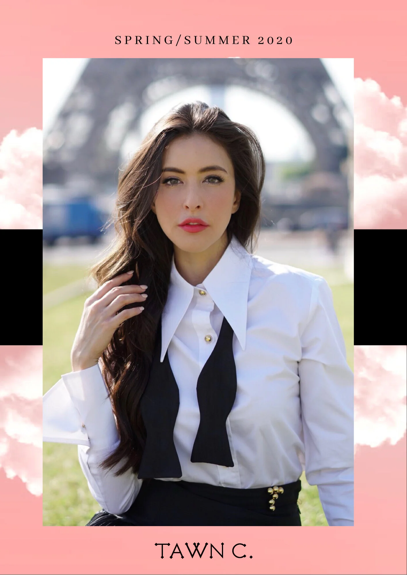 New Orleans White Oxford "Tuxedo" Shirt