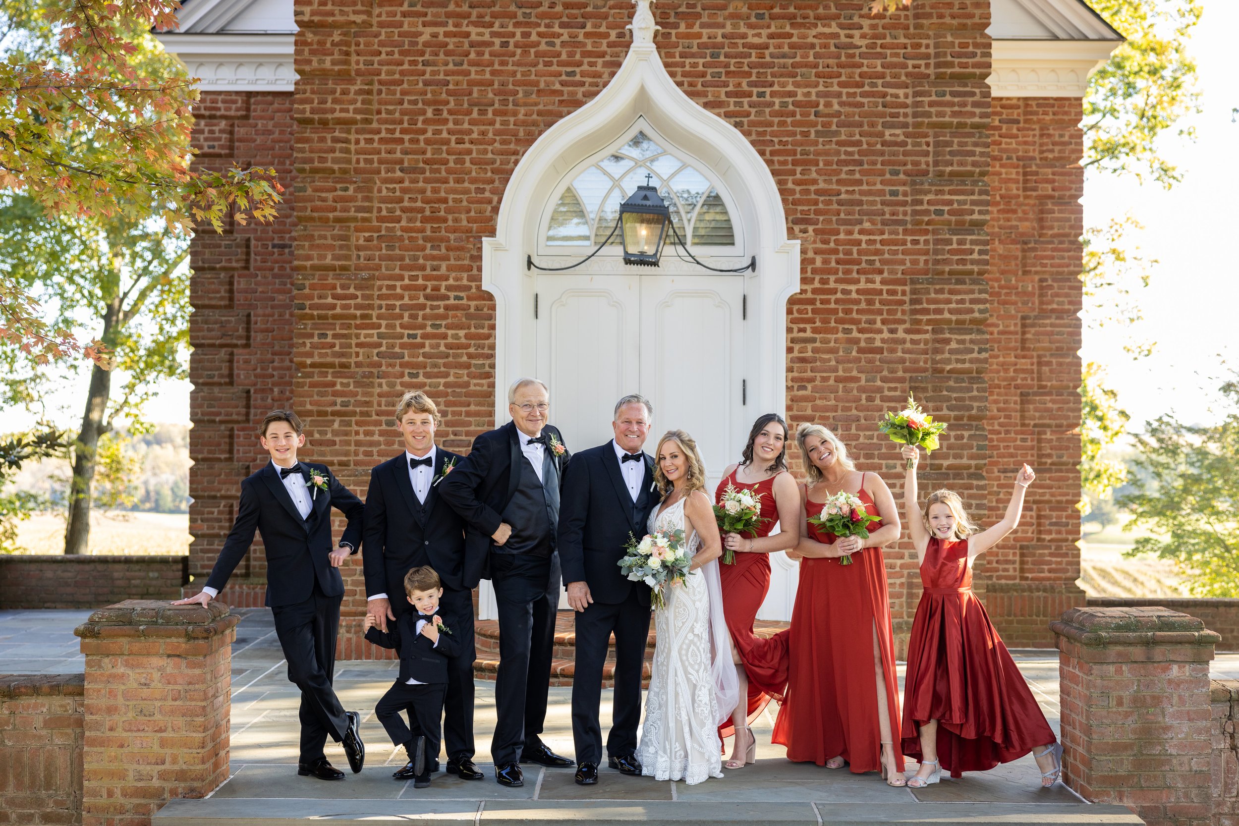 Charlottesville Winery Wedding Trump Winery Bridal Party