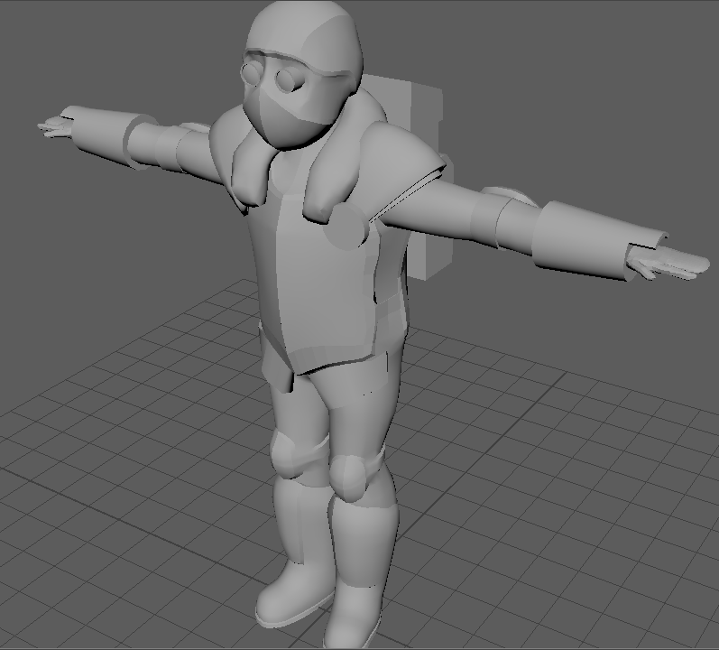 Character model: sn0man