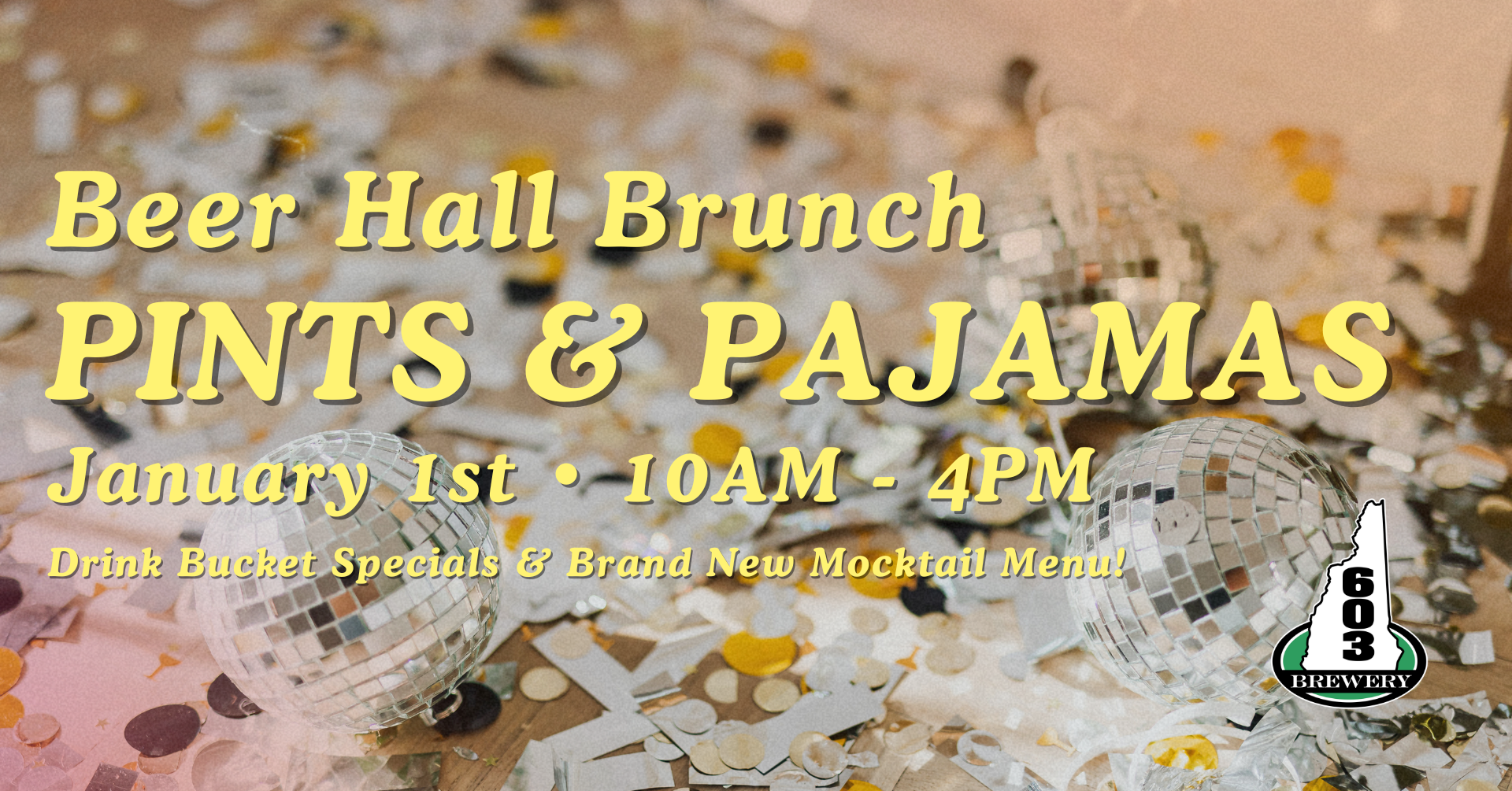 New Years Day Brunch Pints &amp; Pajamas