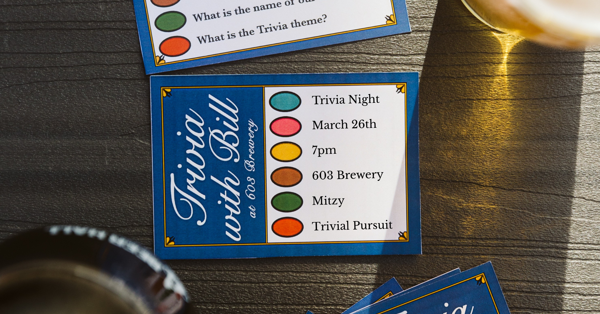 Trivia Night: Trivial Pursuit Themed
