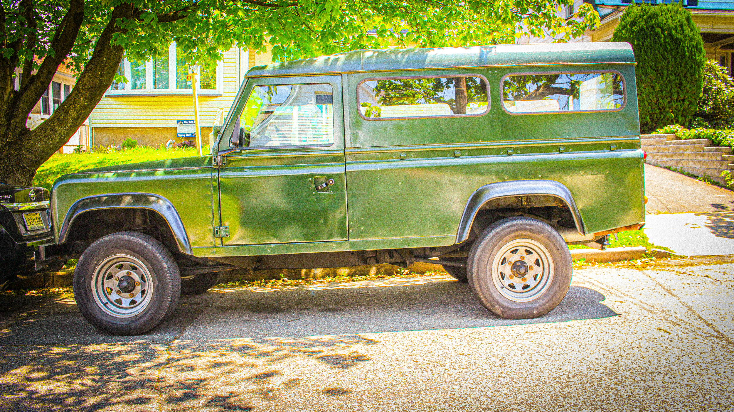 Old Green Jeep