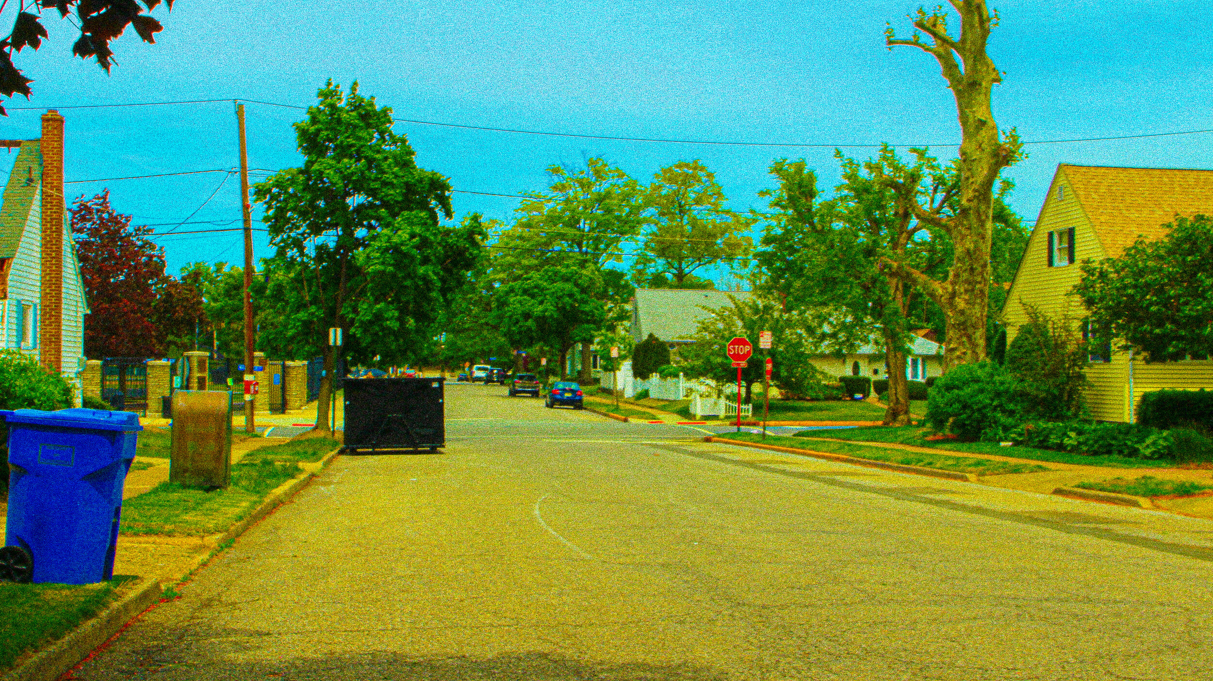 A colorful street in Rutherford