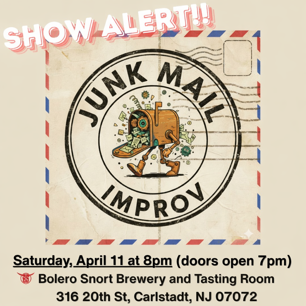 4.11.26 Junk Mail & Seyoncé Improv Show at Bolero Snort Brewery in Carlstadt, NJ