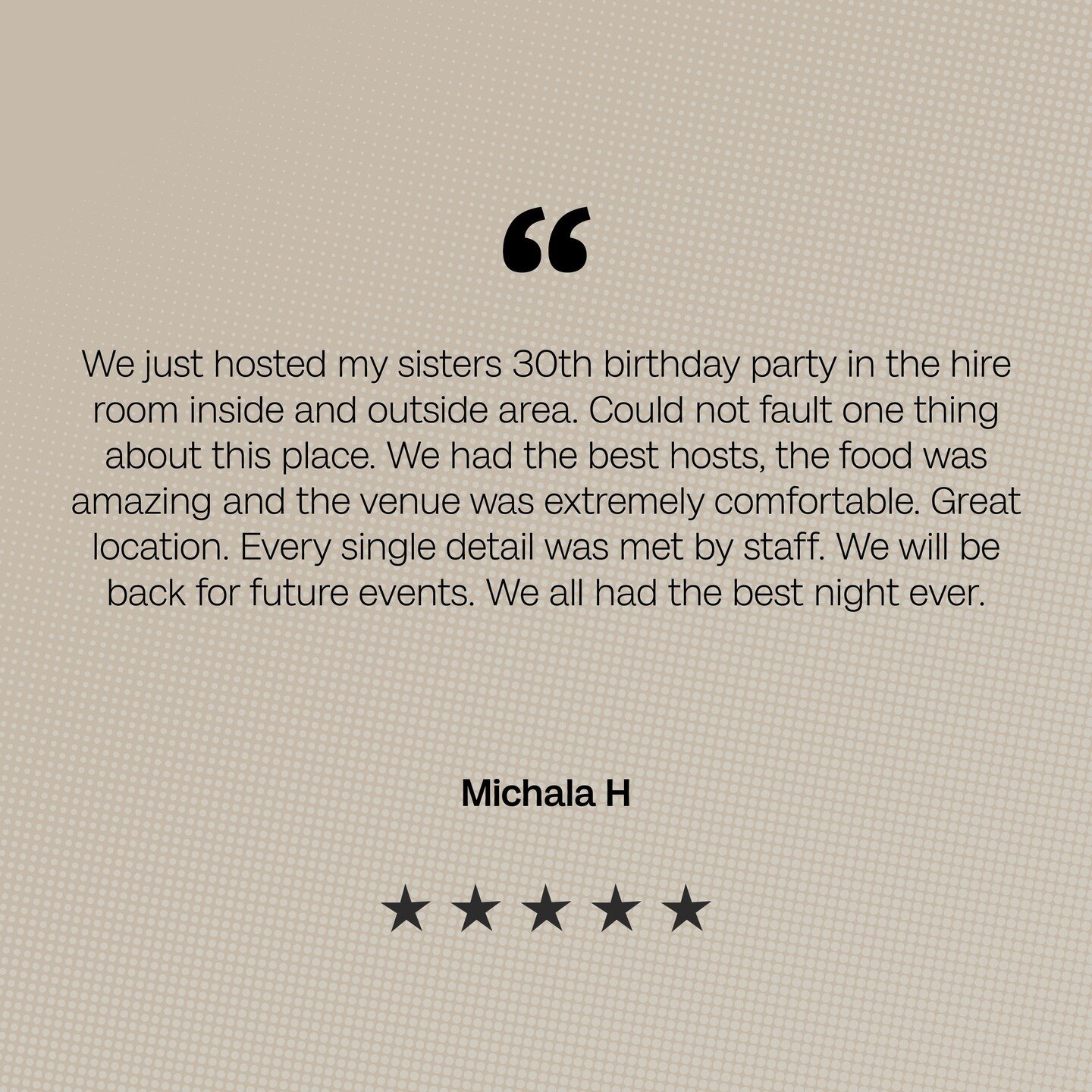 ⭐️⭐️⭐️⭐️⭐️
Great location. Every single detail was met by staff. We will be back for future events. We had the best night ever 😍

Thanks Michala 🙌 #sevenstarshotel 
&bull;
&bull;
&bull;
&bull;
#adelaidepubs #adelaidepubscene #5starreview #adelaidep