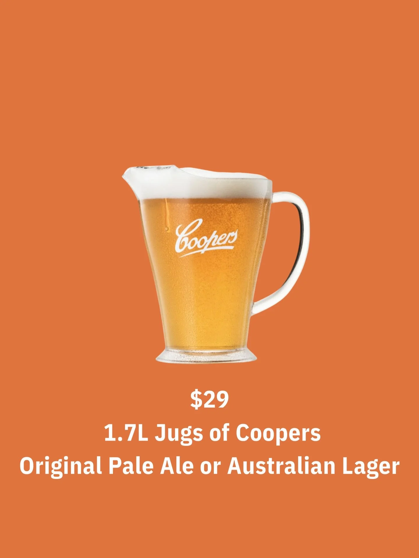 🌟 Enjoy $29 1.7L Jugs from @coopersbrewery all December long at @sevenstarshotel! 🌟🍺