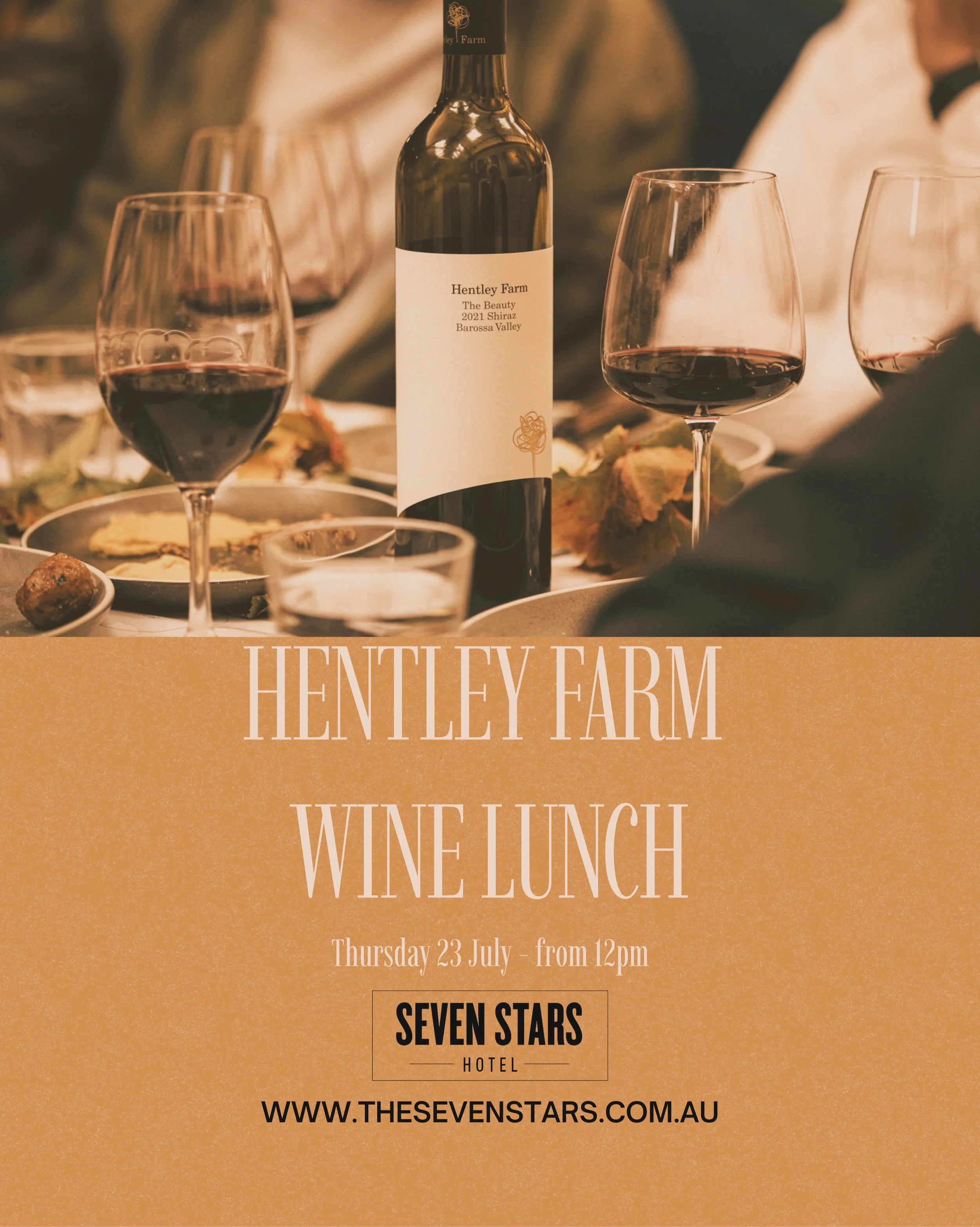 Join us and @hentleyfarm as they host a long lunch on Thursday 23 July. 

Settle in for a three-course lunch perfectly paired with a selection of their best wines for $140 per person, and enjoy a combination of delicious food, exquisite wine, and ple