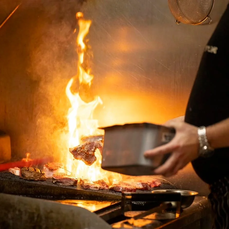 Straight onto the grill. 🔥