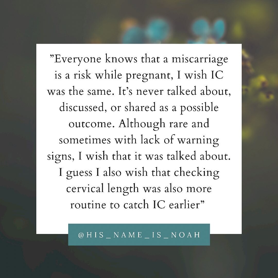 &ldquo;Follow up from insta story...everyone knows that a miscarriage is a risk while pregnant, I wish IC was the same. It&rsquo;s never talked about, discussed, or shared as a possible outcome. Although rare and sometimes with lack of warning signs,