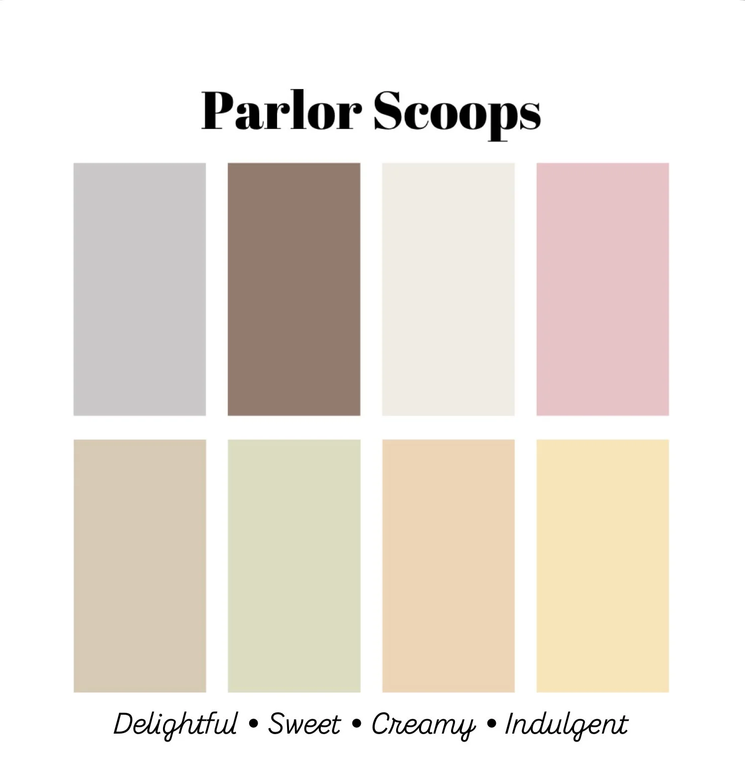 PARLOR SCOOPS PALETTE