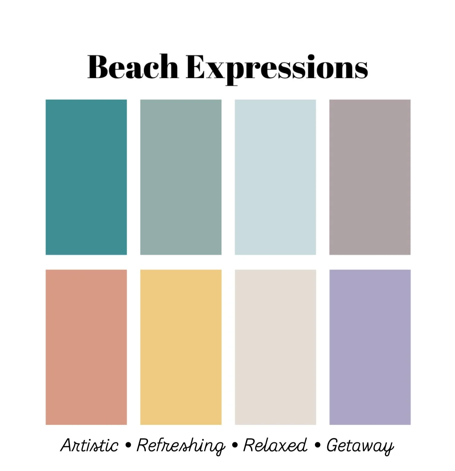 BEACH EXPRESSIONS PALETTE