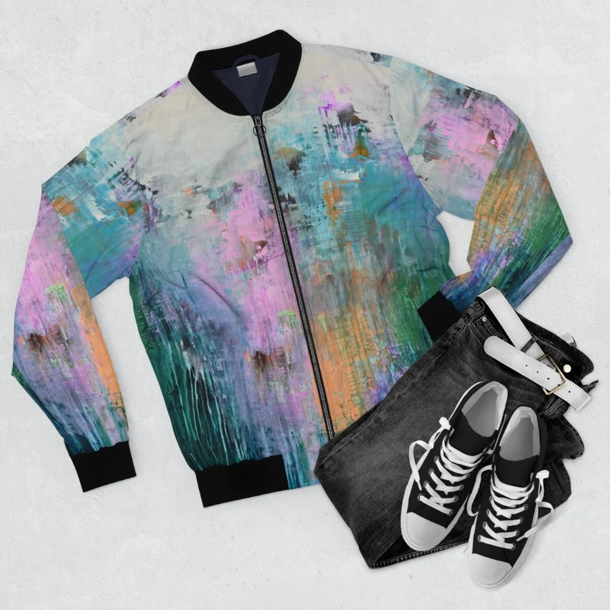 Men's Bomber Jacket (AOP) — Ed Nash Fine Art