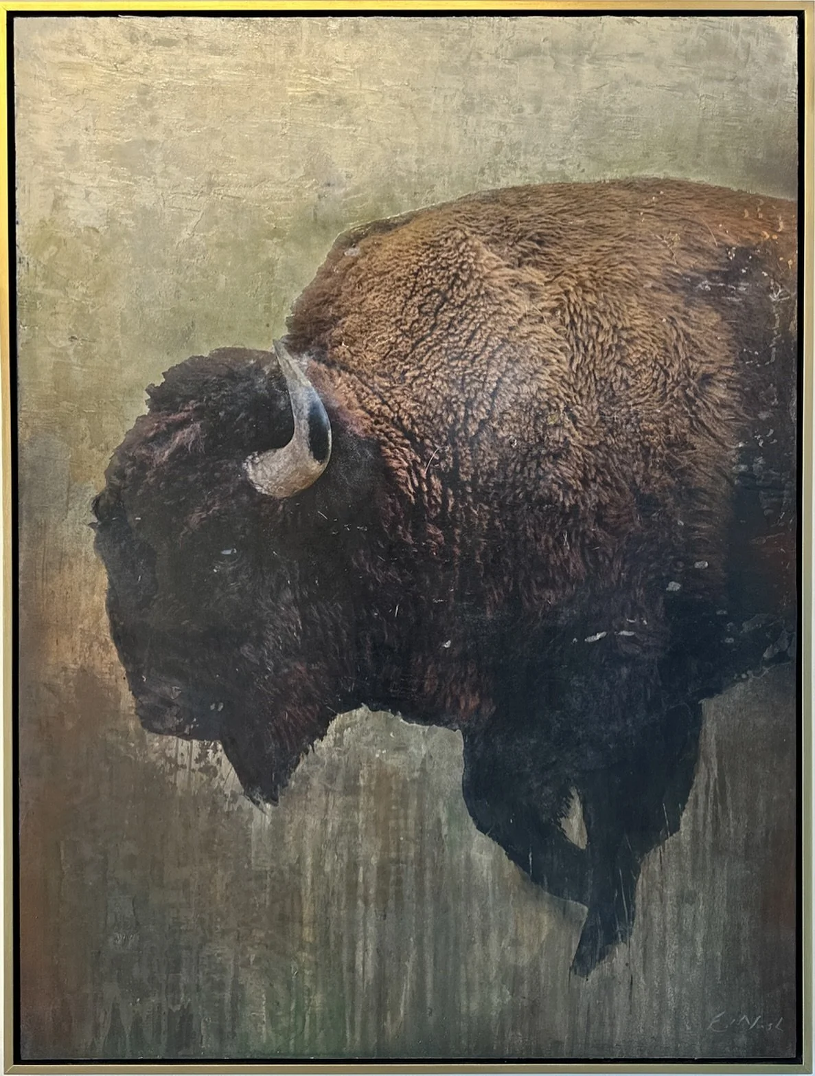Roaming his way around Big Sky  Montana @courtneycollinsfineart