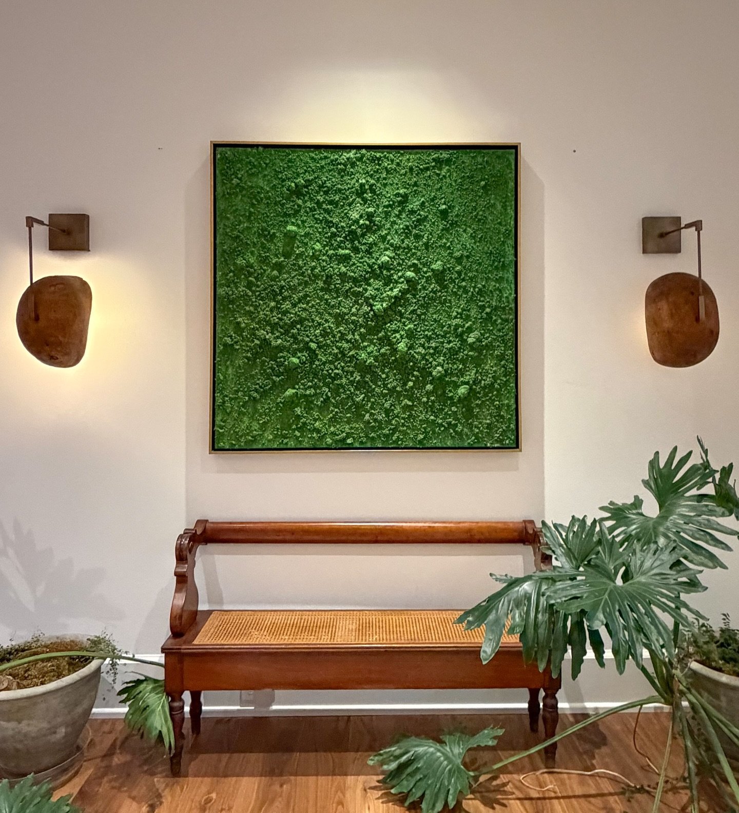 Good to see an old friend this week I helped it move homes from a beautiful old log cabin to a fresh white wall. Buy art that you love and it will follow you through life.