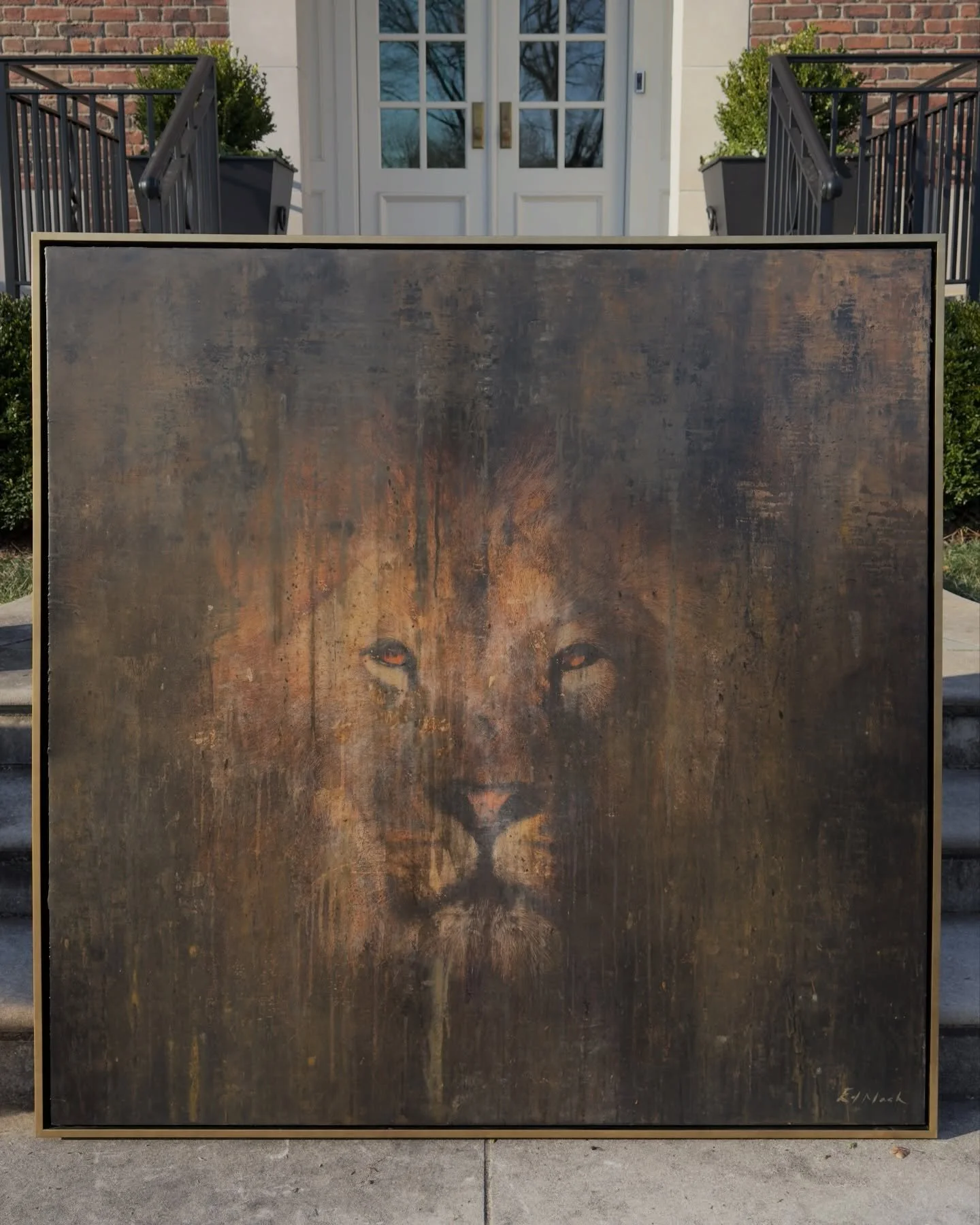 Eat what kill!! &lsquo;The King&rsquo; Perfect backdrop for a zoom call!