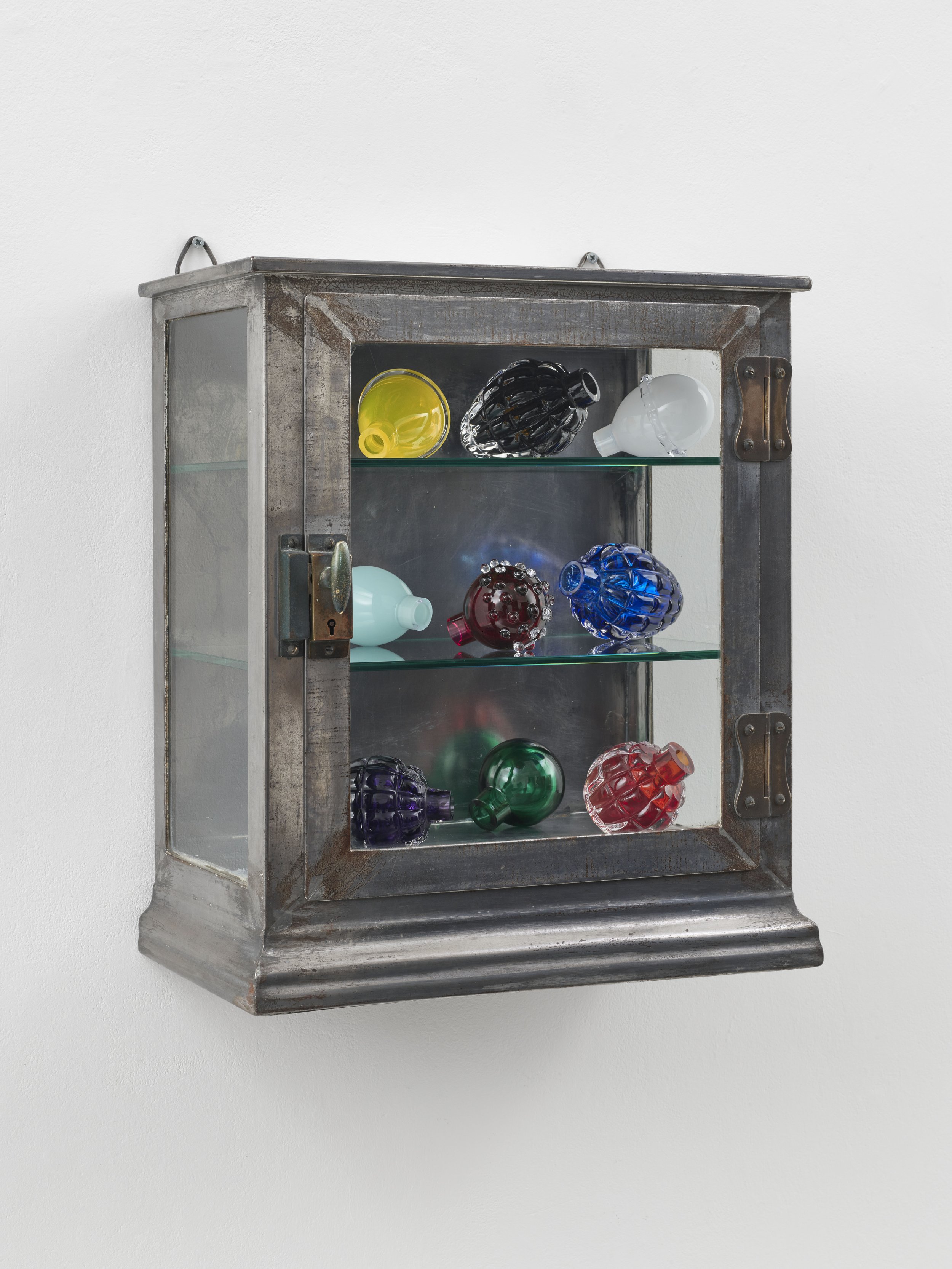    Mona Hatoum Still Life (medical cabinet) I 2023 © Mona Hatoum. Photo © White Cube (Theo Christelis)          