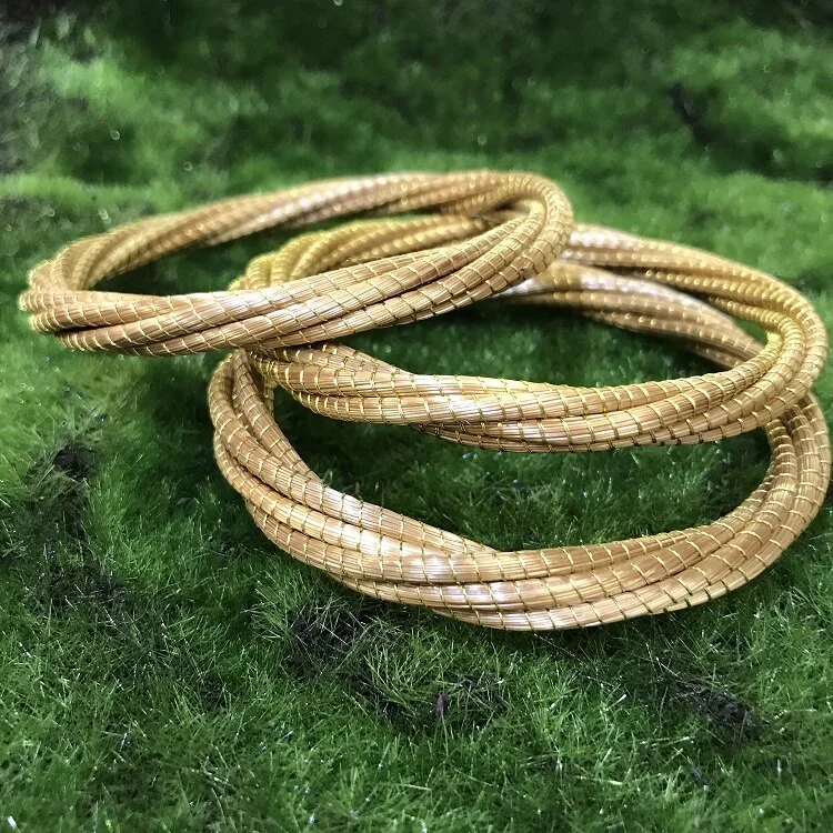 Handmade Golden Grass "Infinity" Bracelet — TERRA AMAZONIA