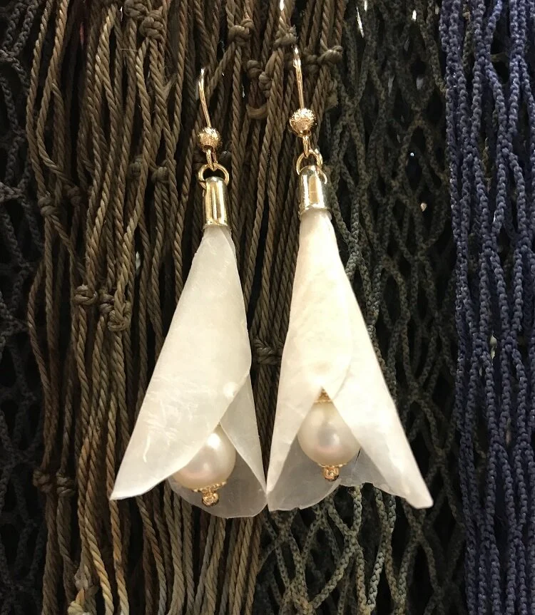 Fish Scale Earrings