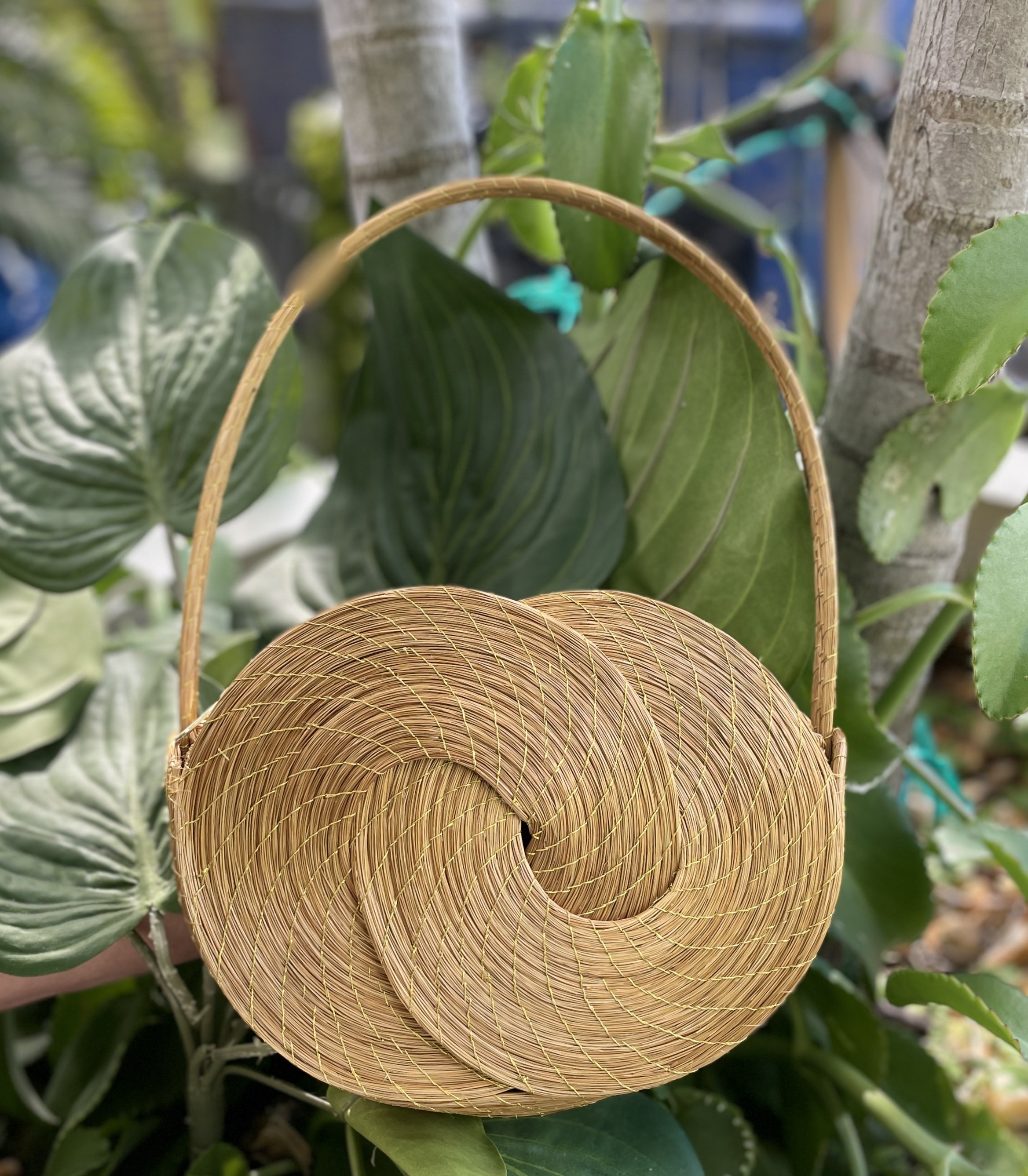 Brazilian Golden Grass Purse