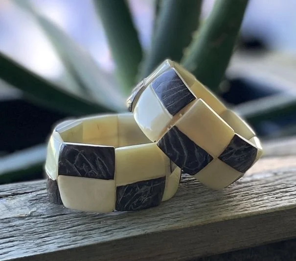 Vegetable Ivory Stretch Bracelet