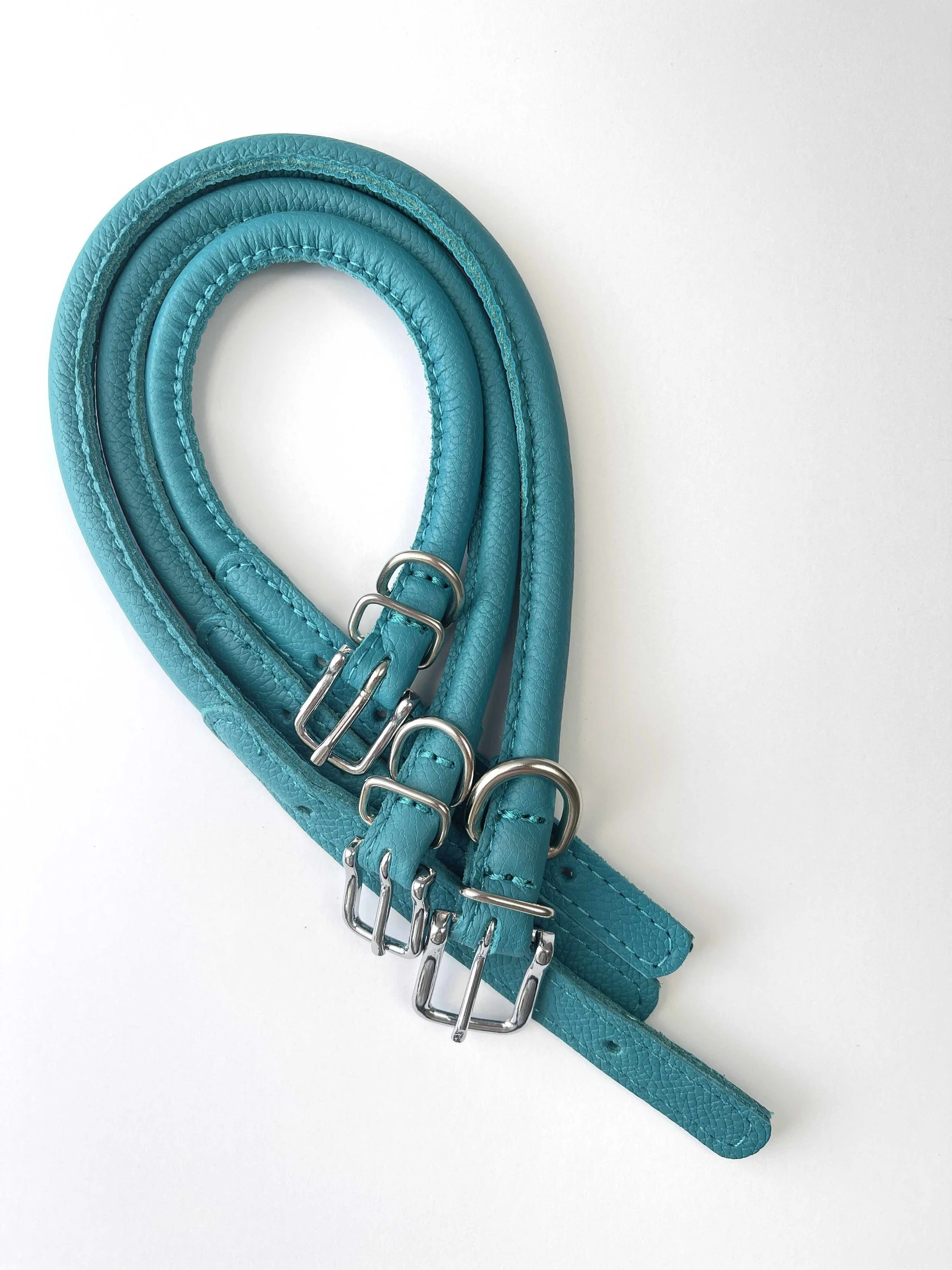 Rolled Leather Dog Collar — CALIDOG