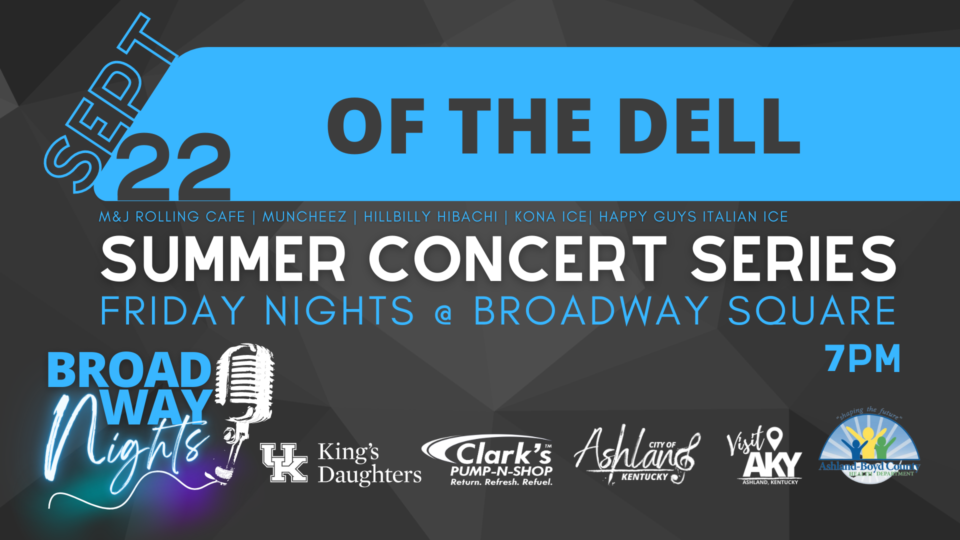 Broadway Nights Summer Concert Series — Visit Ashland, Kentucky