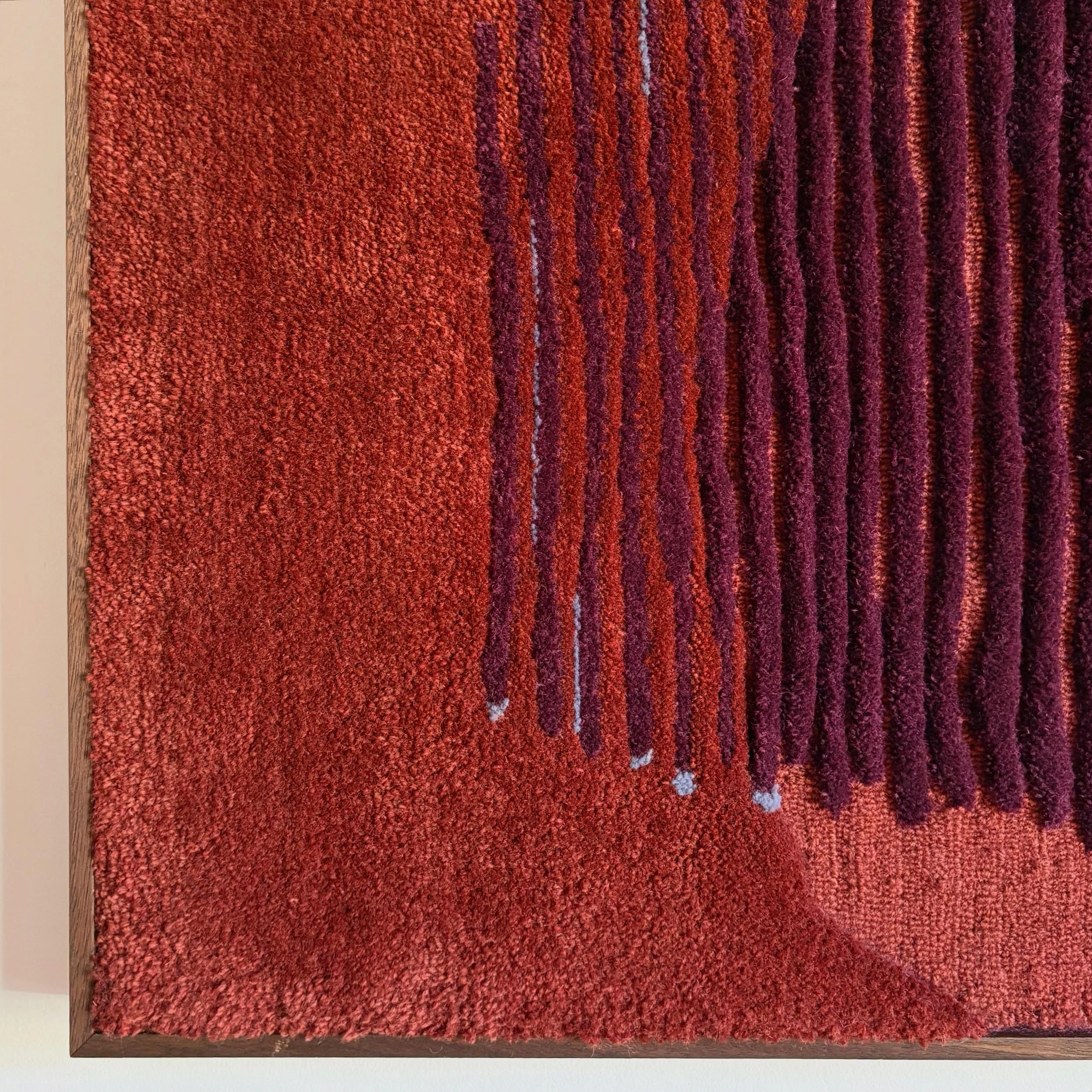 Some close up&rsquo;s of recent works. Working with wool is the fuckin coolest thing ever!! 
.
.
.
.
.
#wool #textile #fiberart #textileartist #contemporaryfiberart