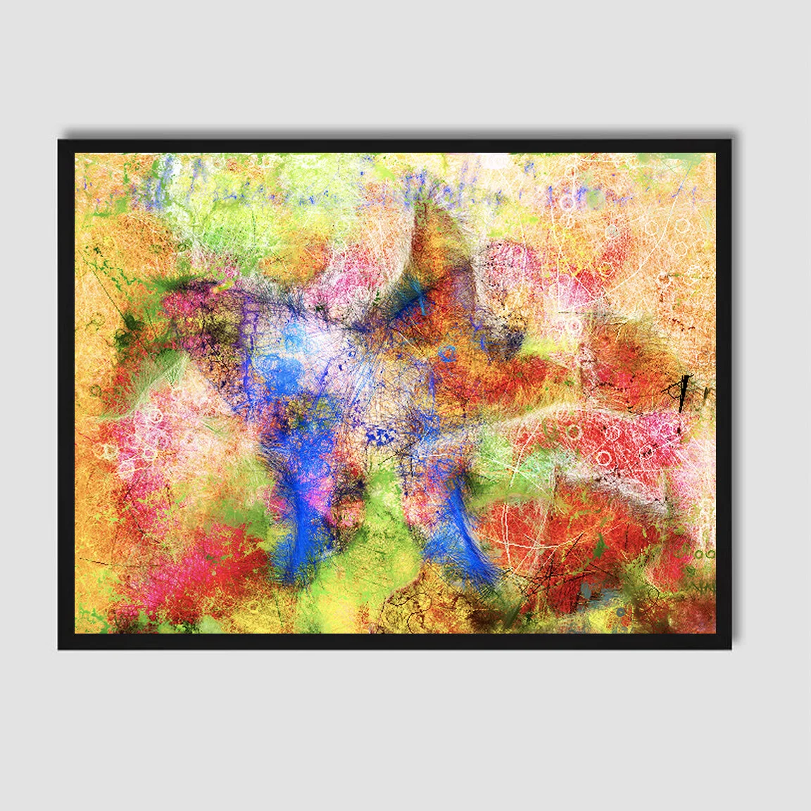 Blue Butterfly print framed.jpg