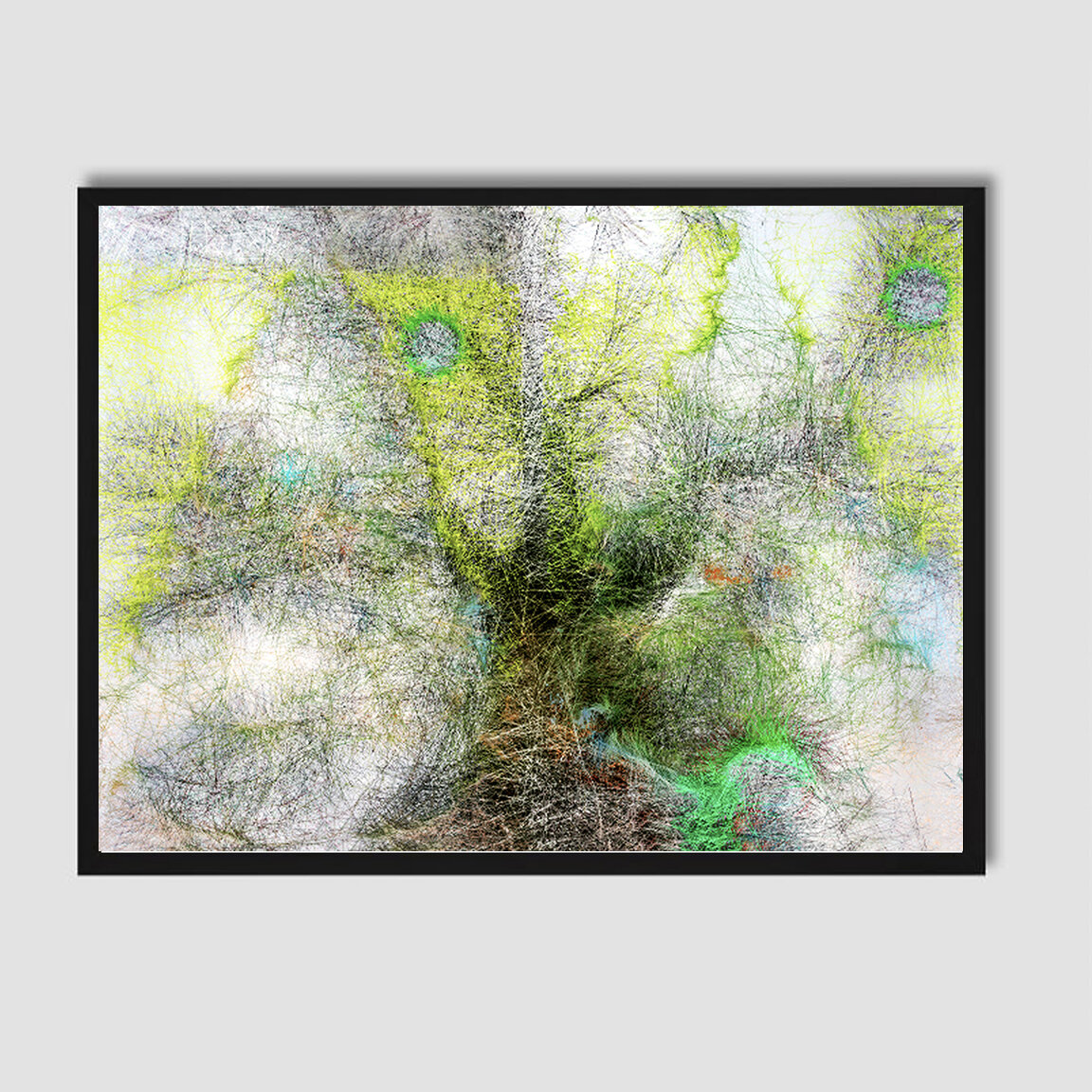 Green Butterfly print framed.jpg