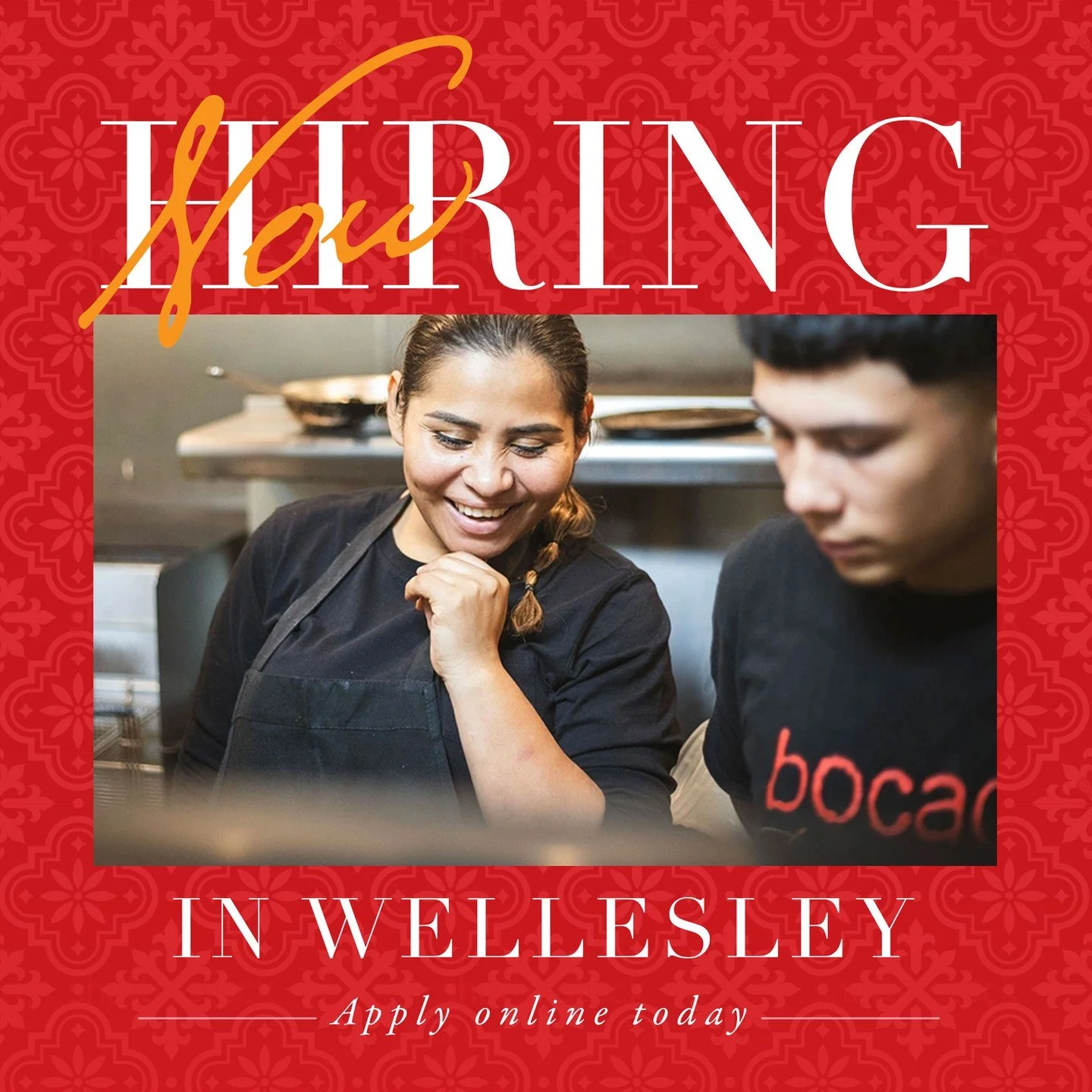 Welcome to Bocado! We&rsquo;re hiring auxiliary staff, hosts and food runners to join the team at our Wellesley location. If you thrive in a fast-paced, lively, and fun environment, we want YOU!⁠
⁠
Niche Hospitality Group offers competitive wages, aw