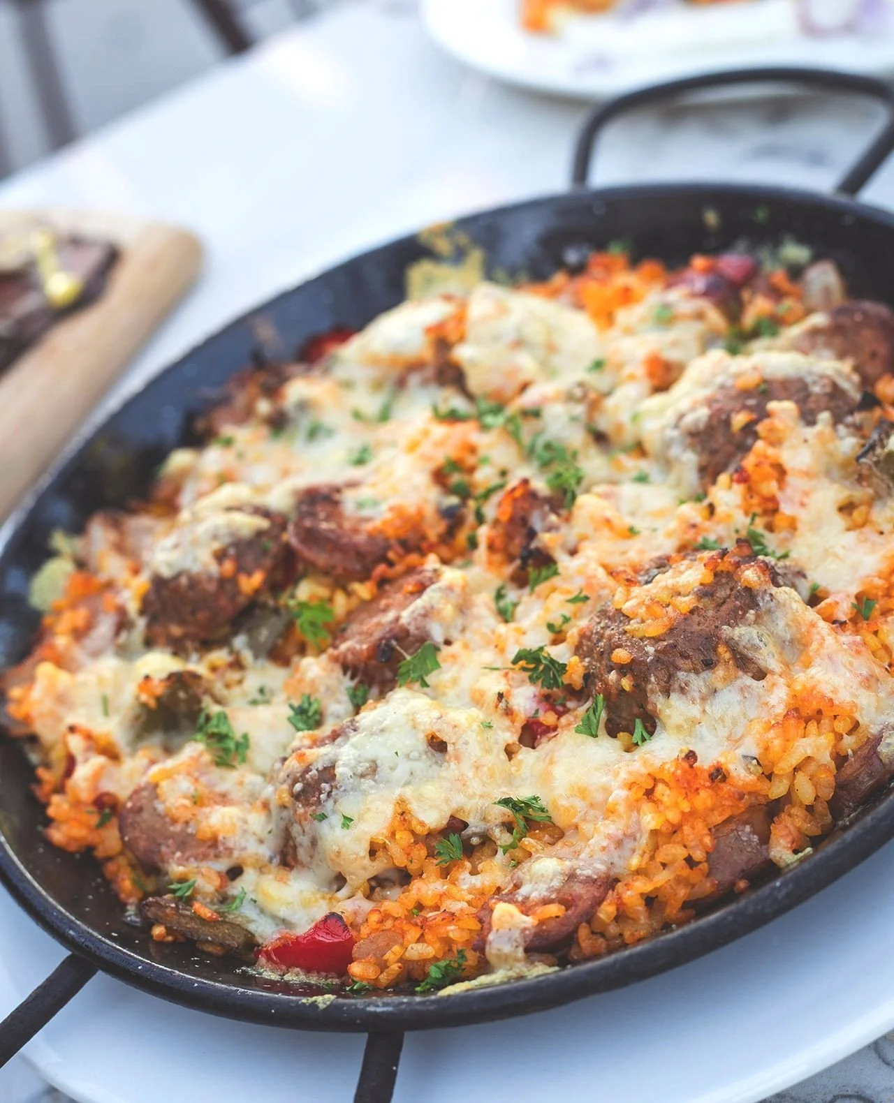 That's a spicy meatball 🤌
ITALIAN PAELLA – meatballs, Italian sausage, roasted peppers and onions, oregano tomato broth, parmesan
Tonight in Worcester and Wellesley!