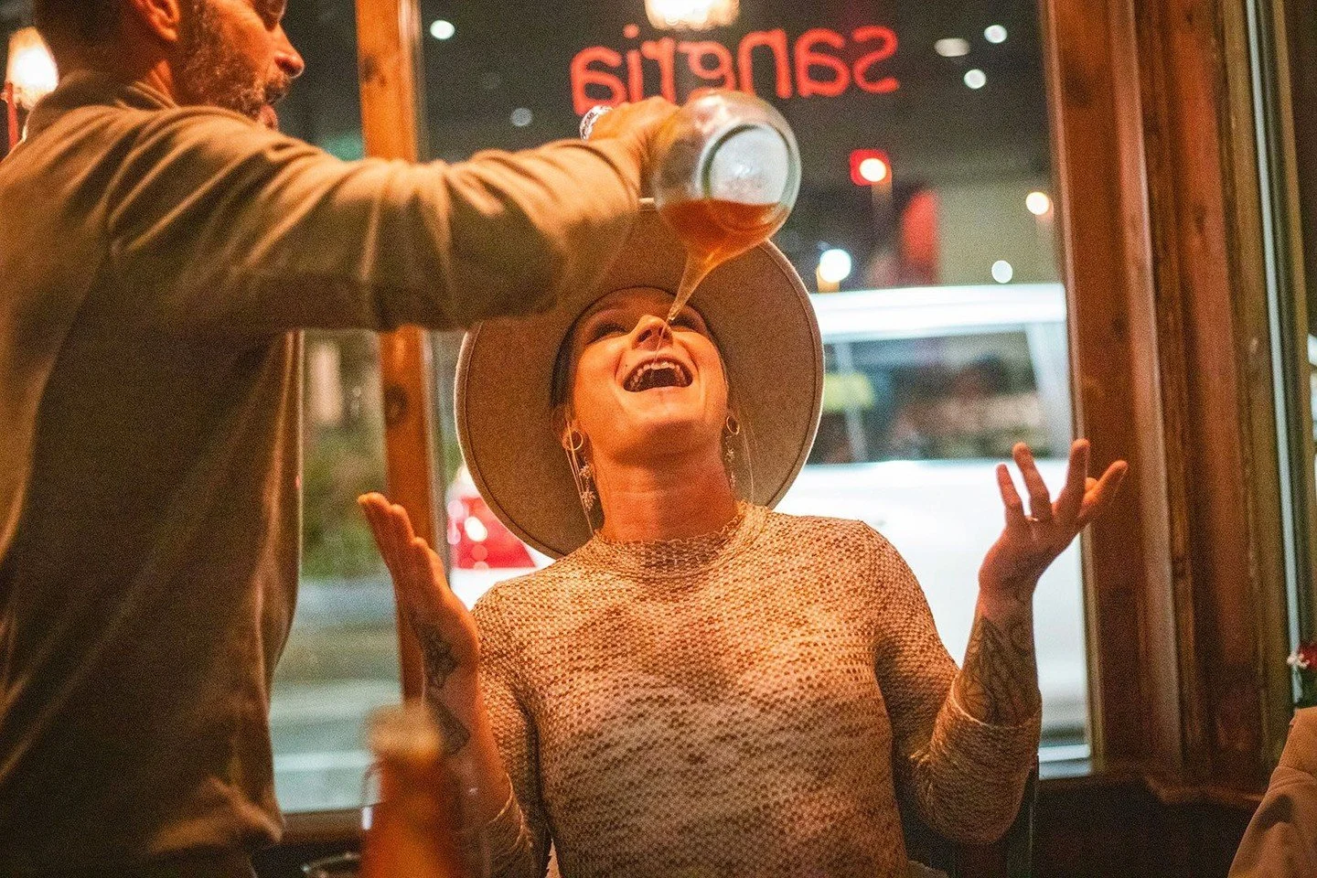 This was definitely one of those &quot;aw we should've gone to that&quot; kind of nights. Outstanding food, wine and company. Somehow these dinners keep getting more fun. Probably has something to do with that porr&oacute;n 😆 Keep your eyes peeled f