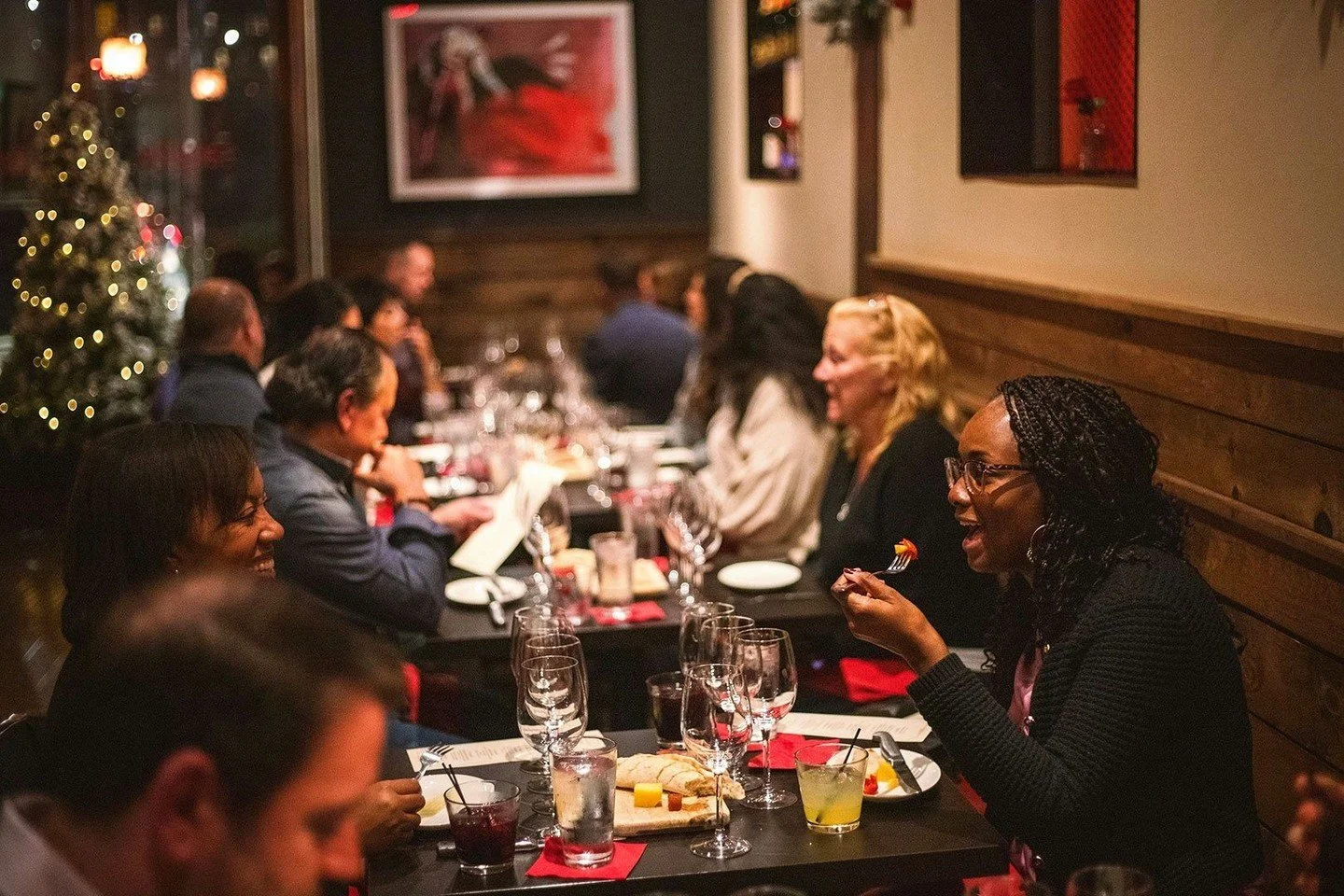 It's Wine Dinner week and the holiday vibes are going strong. Bocado is pure magic this time of year. ⁠
⁠
Didn't score tickets to Wednesday's event? Just grab some friends and come on down to the bar. Boom. It's a party.