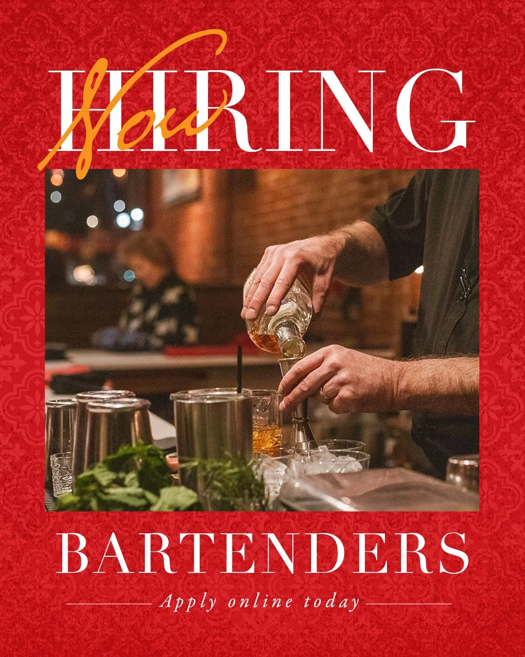 Bocado is now hiring experienced bartenders to join the team at our Worcester location. If you thrive in a fast-paced, lively, and fun environment, we want YOU!⁠
⁠
Niche Hospitality Group offers competitive wages, awesome benefits, and plenty of room