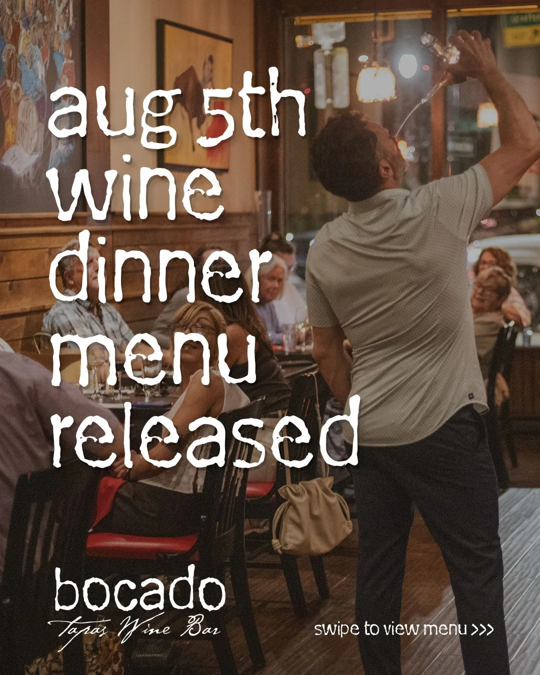 Our August 5 Wine Dinner features a multi-course menu with expertly paired wines that make every course even more memorable.⁠
⁠
Whether you're a longtime wine lover or simply looking for a unique night out, this is an evening you won't want to miss.⁠