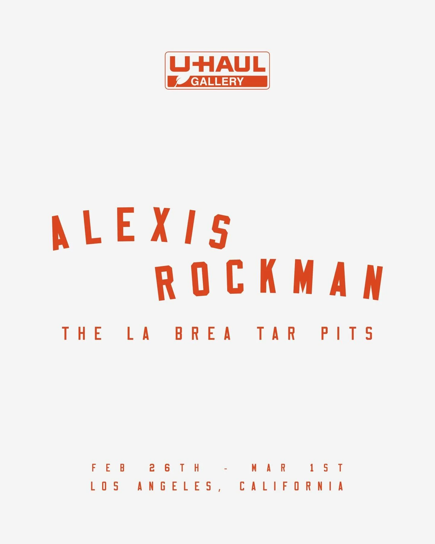 ALEXIS ROCKMAN: “LA BREA TAR PITS”
