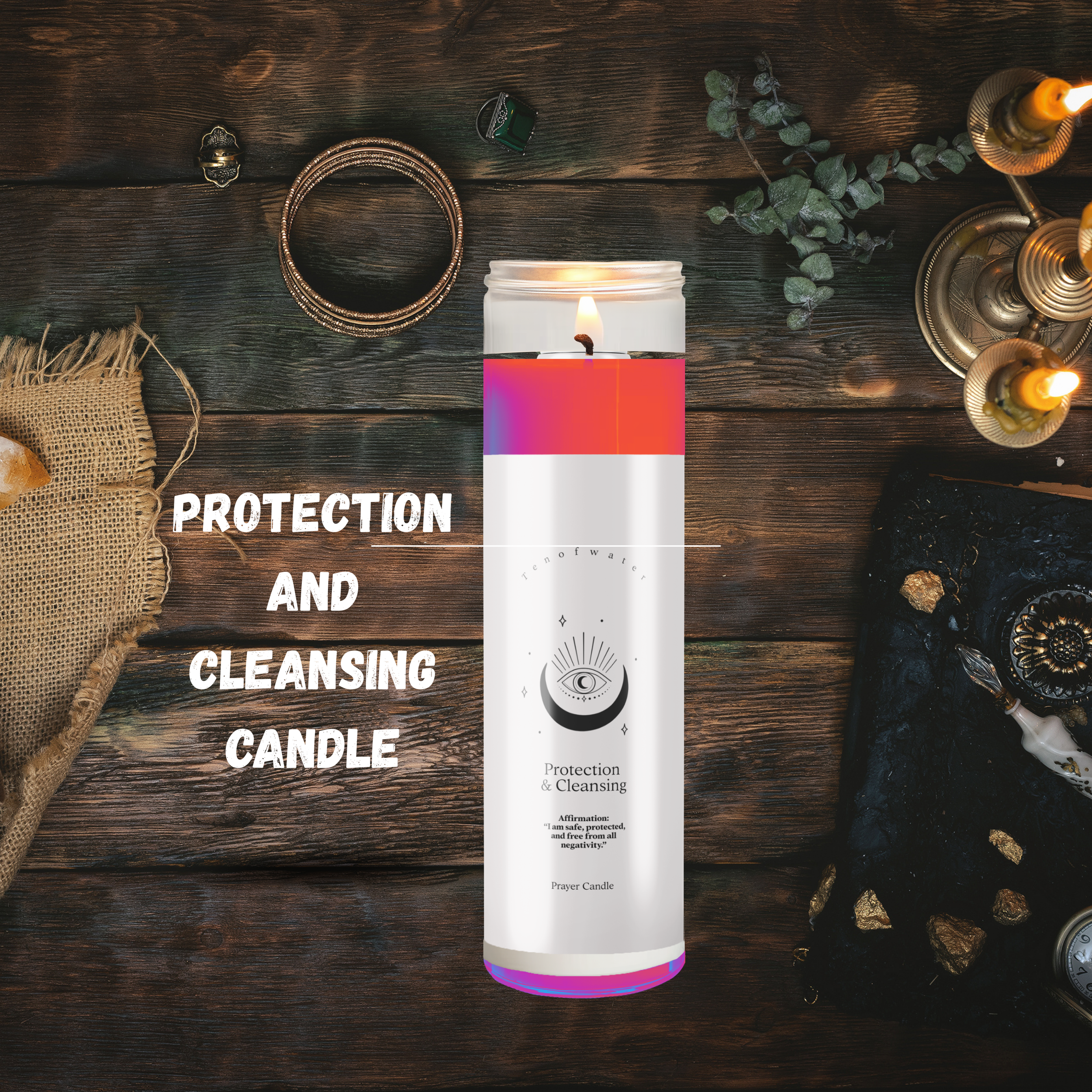 Unscented Protection & Cleansing Candle
