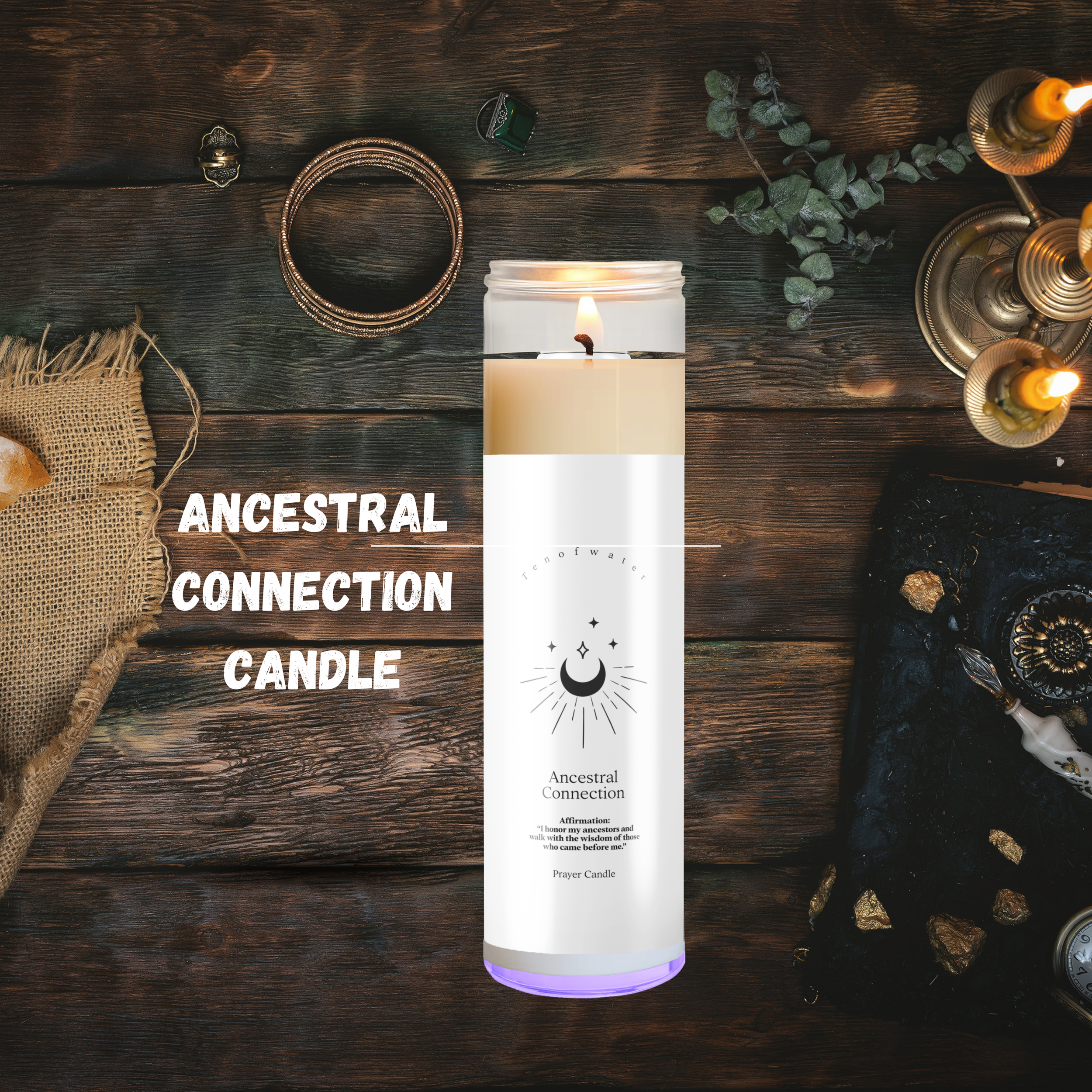 UNSCENTED ANCESTRAL CONNECTION CANDLE