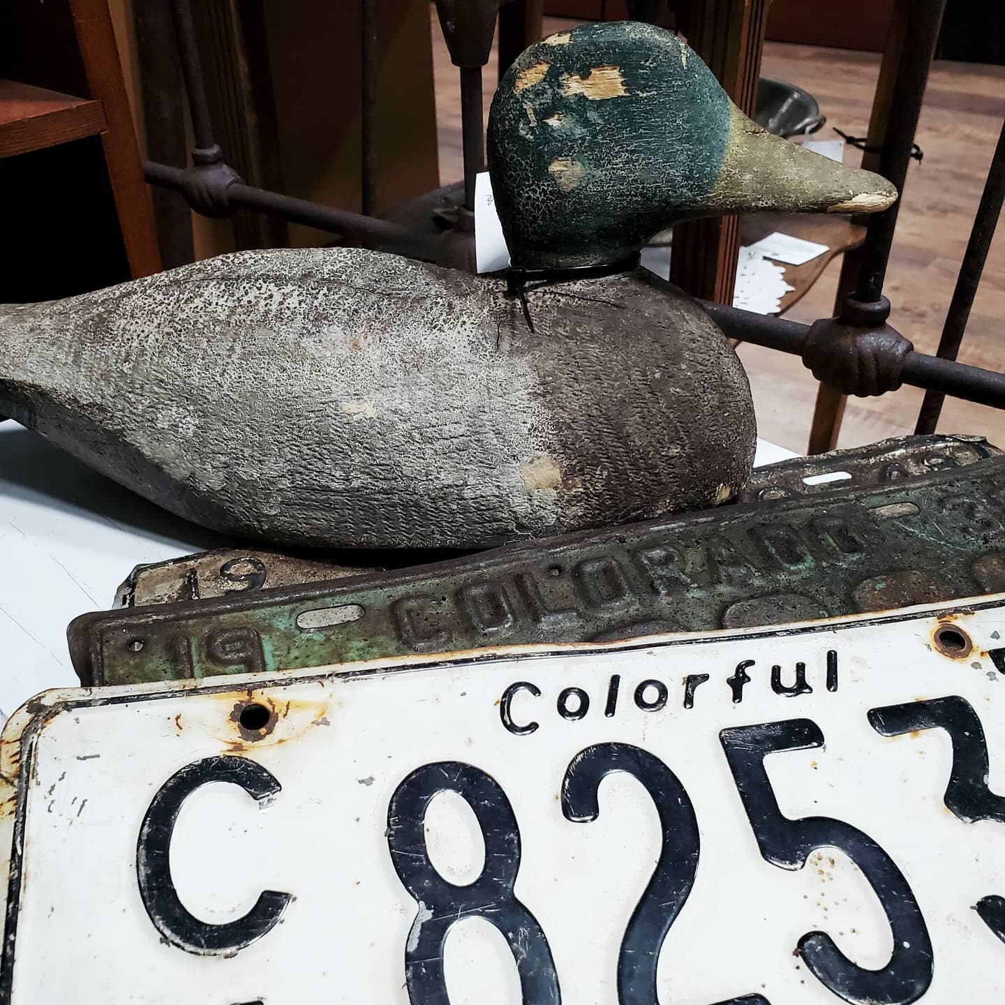 One of the things we love about antiques is the patina that comes with years of use. Rust and chippy paint turn so many utilitarian items into treasures! Tell us: Do you like to find old treasures in perfect condition, restored, or with a little wear