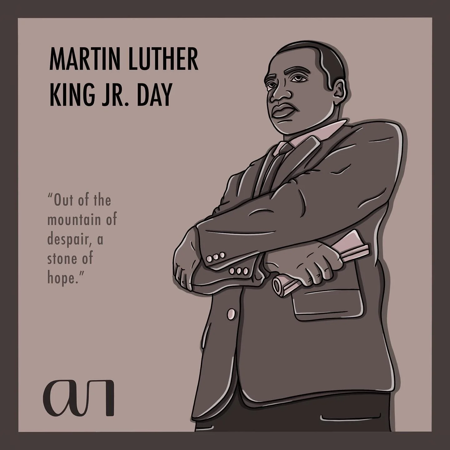 #mlkday #martinlutherkingjr #graphicdesign #procreate