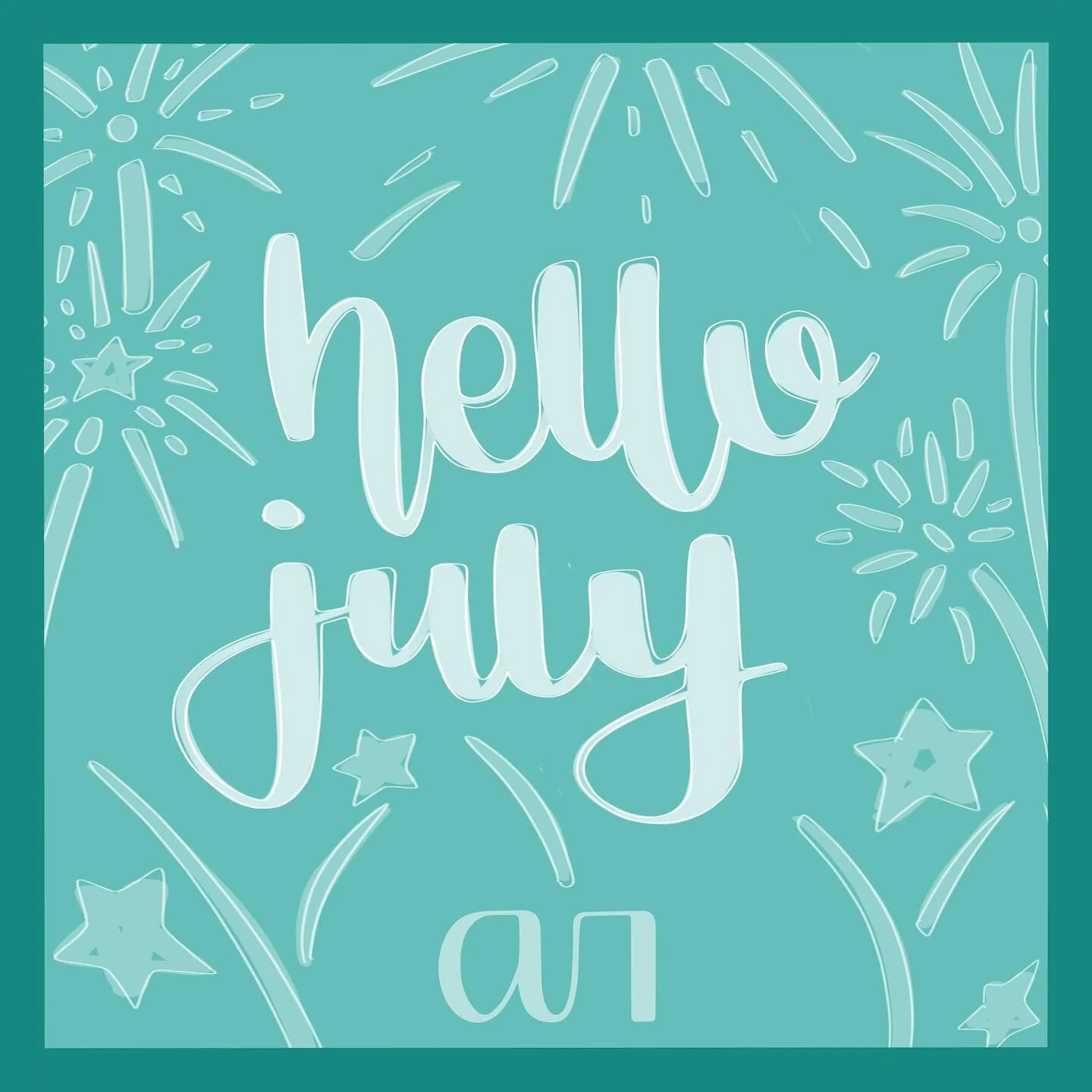 a late hello july post 🤩