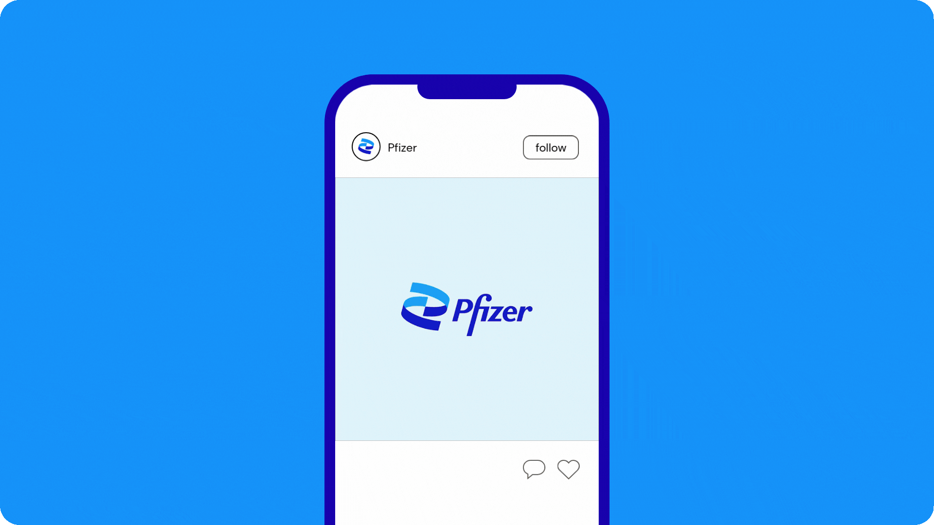 Pfizer: Spread love, not germs.