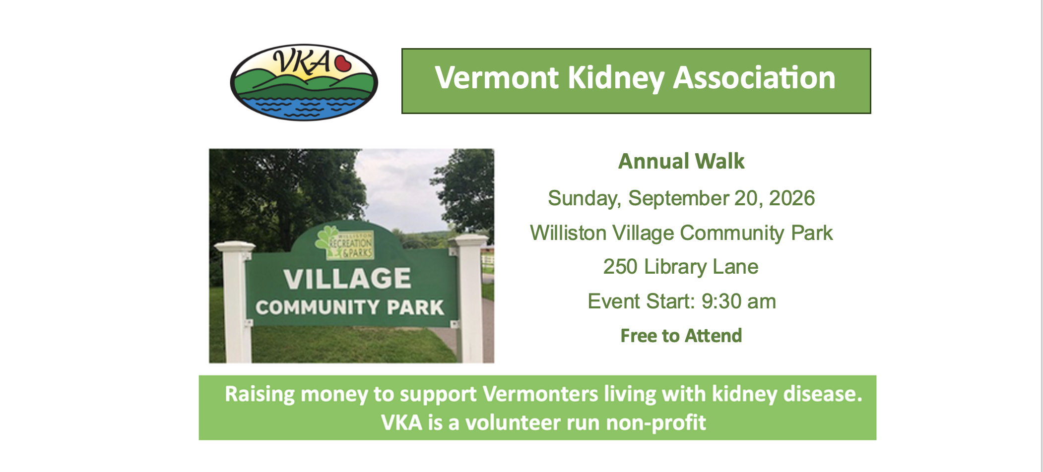 VKA Annual Walk
