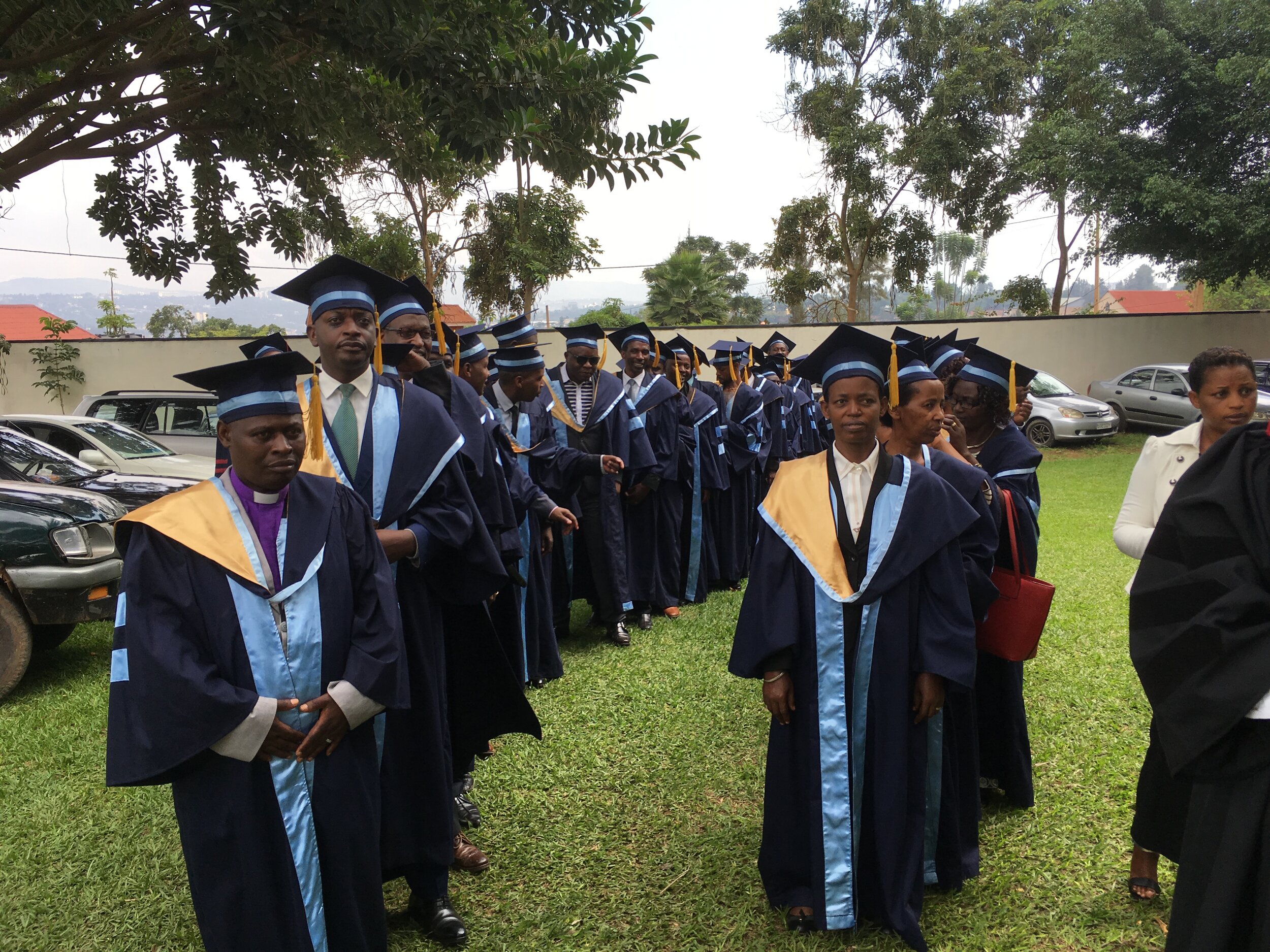 Kigali Rwanda - Students Lining Up For 2018 Graduation.JPG